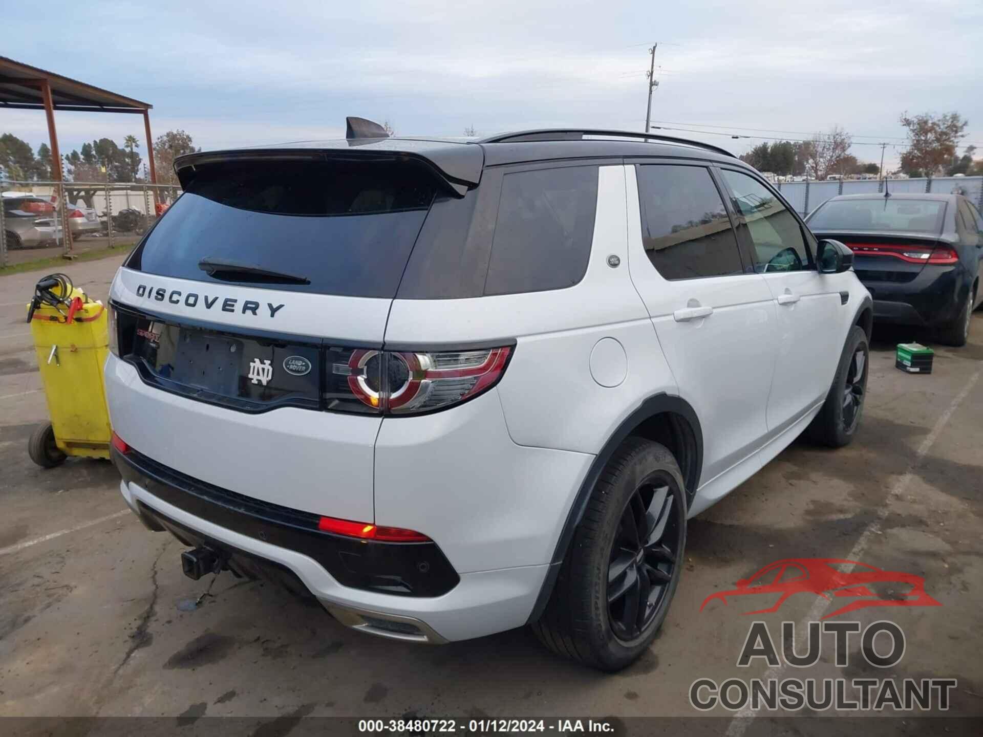 LAND ROVER DISCOVERY SPORT 2018 - SALCT2SX1JH737150