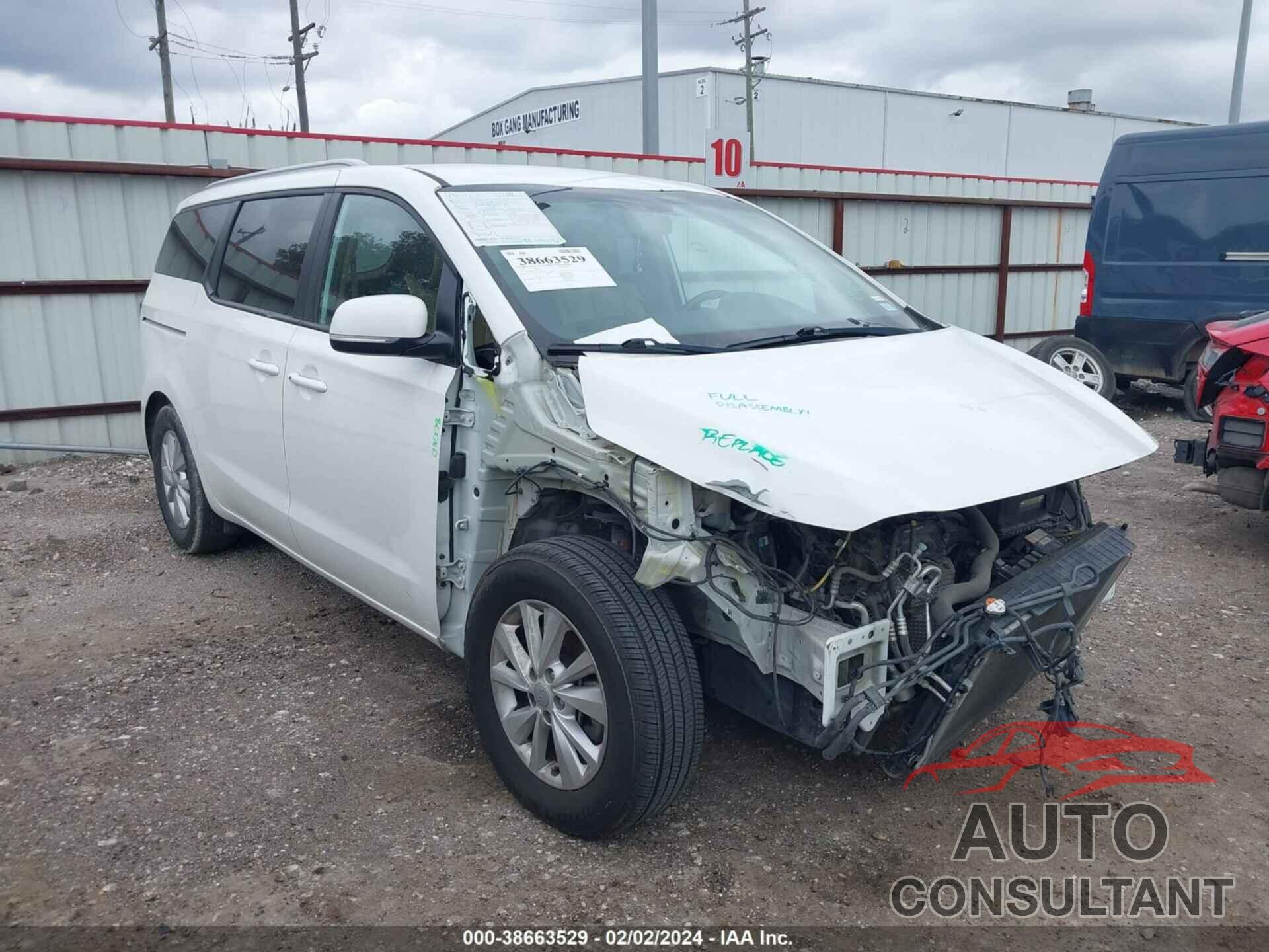 KIA SEDONA 2017 - KNDMB5C17H6339229