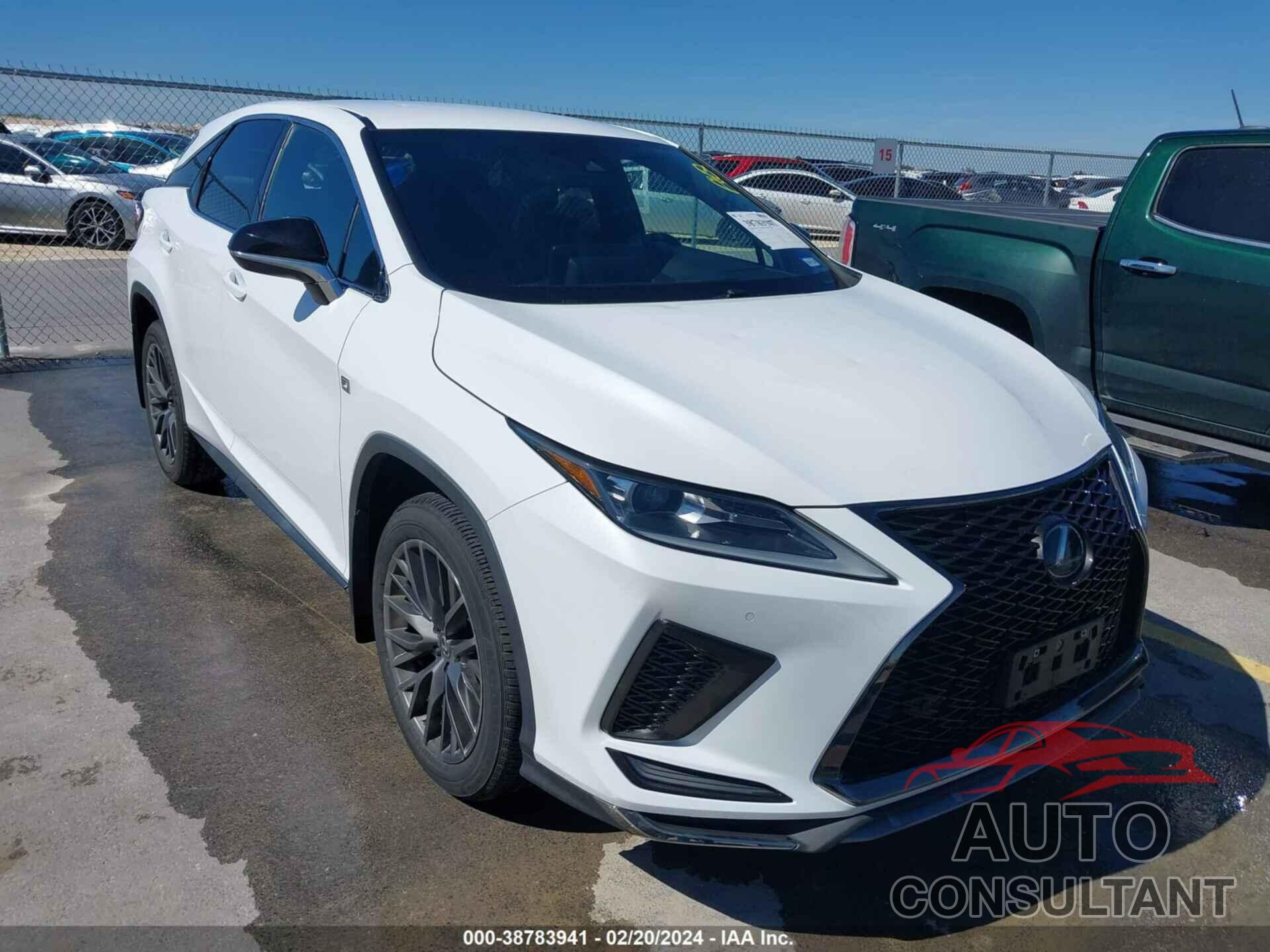 LEXUS RX 350 2020 - 2T2SZMDAXLC213178