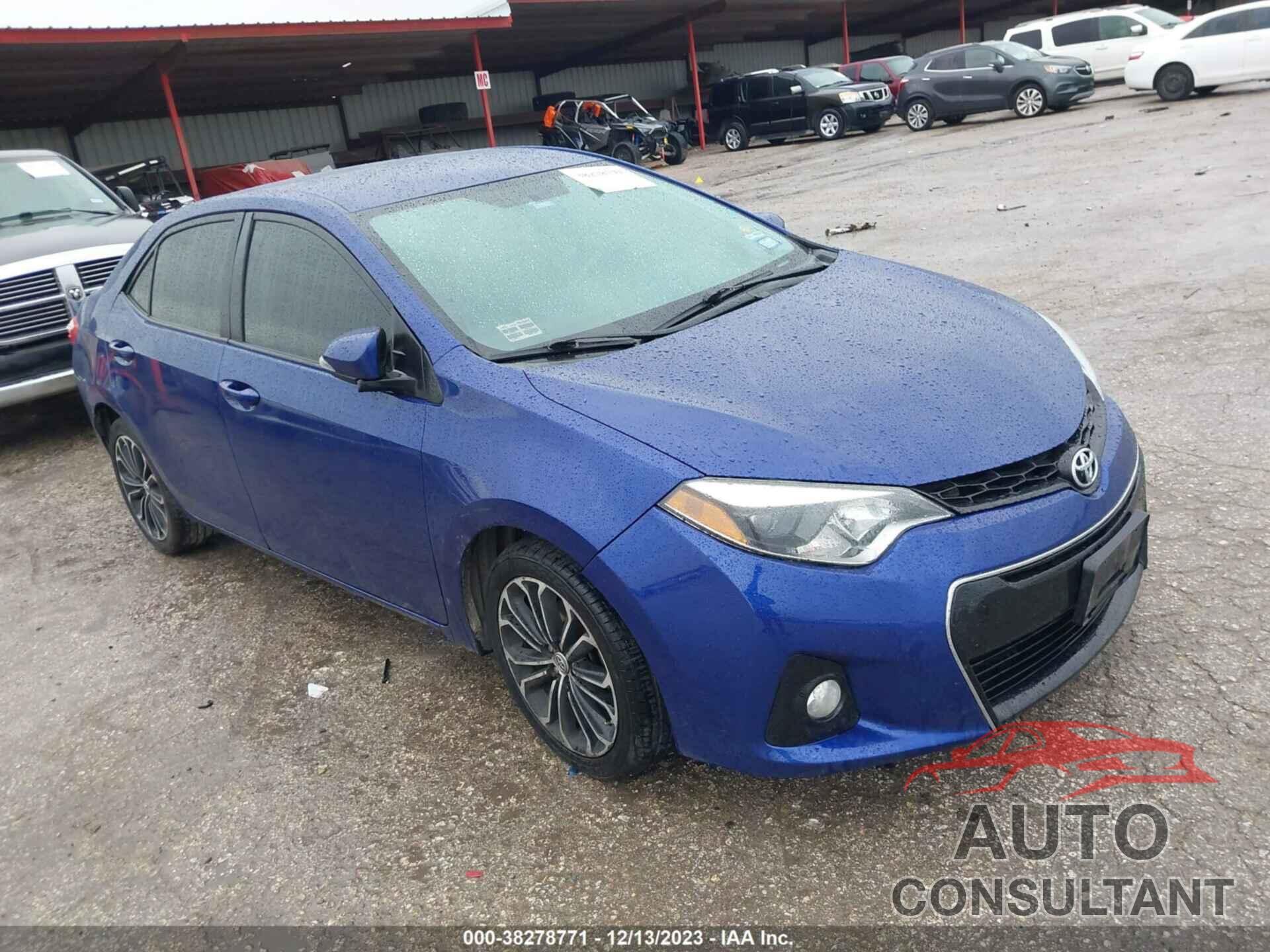 TOYOTA COROLLA 2015 - 5YFBURHE8FP271954