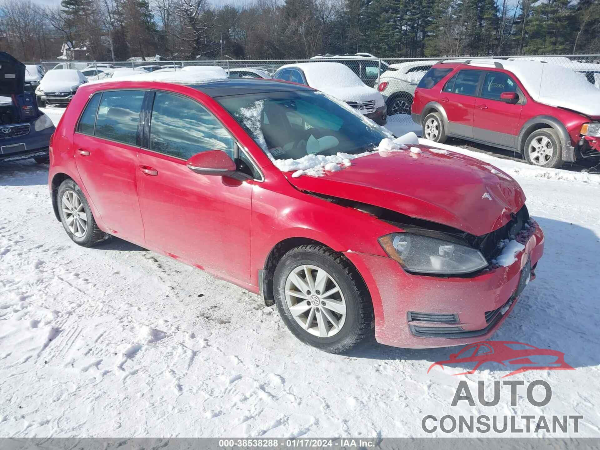 VOLKSWAGEN GOLF 2016 - 3VW217AU8GM043294