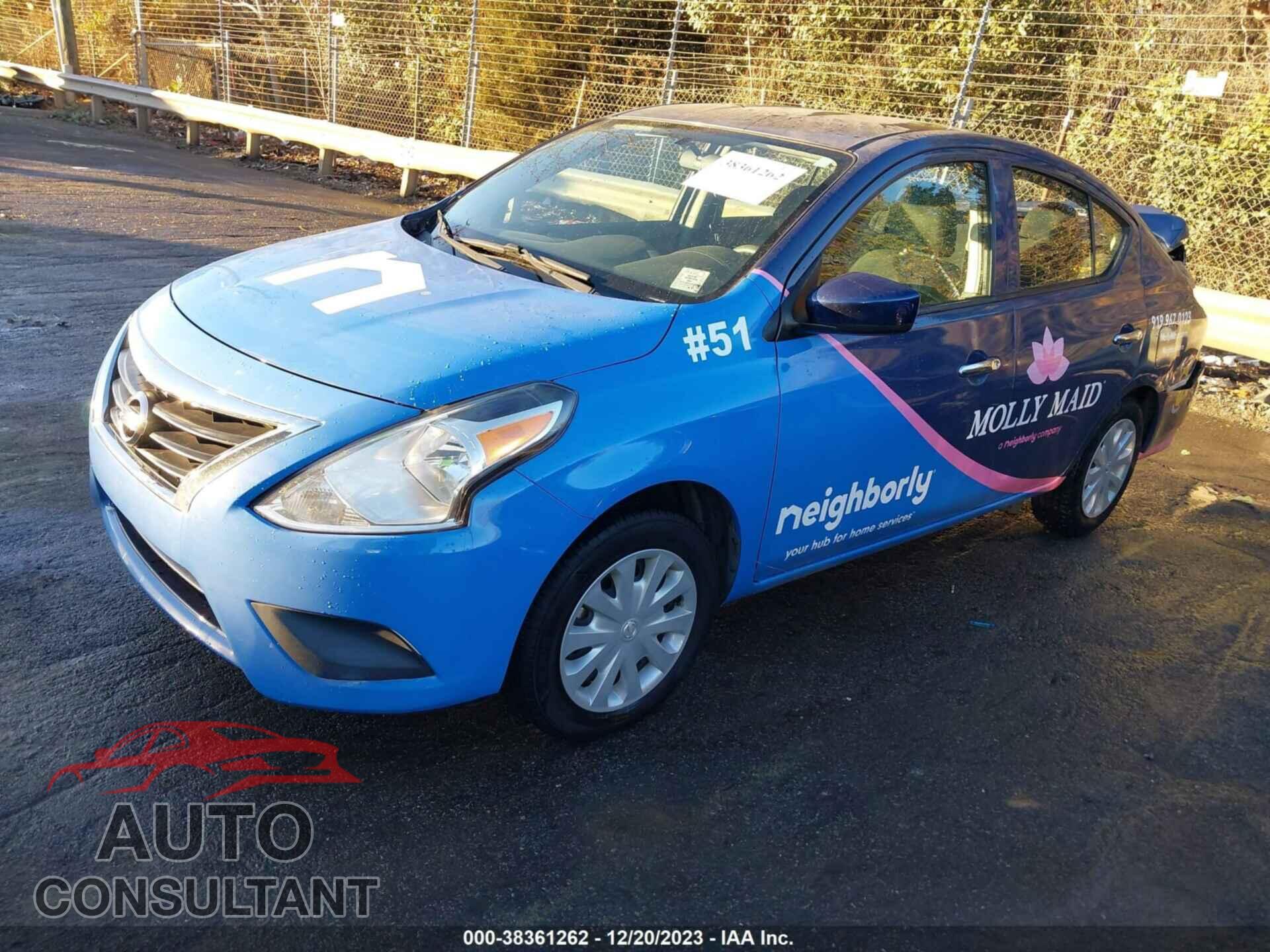 NISSAN VERSA 2019 - 3N1CN7AP3KL807379