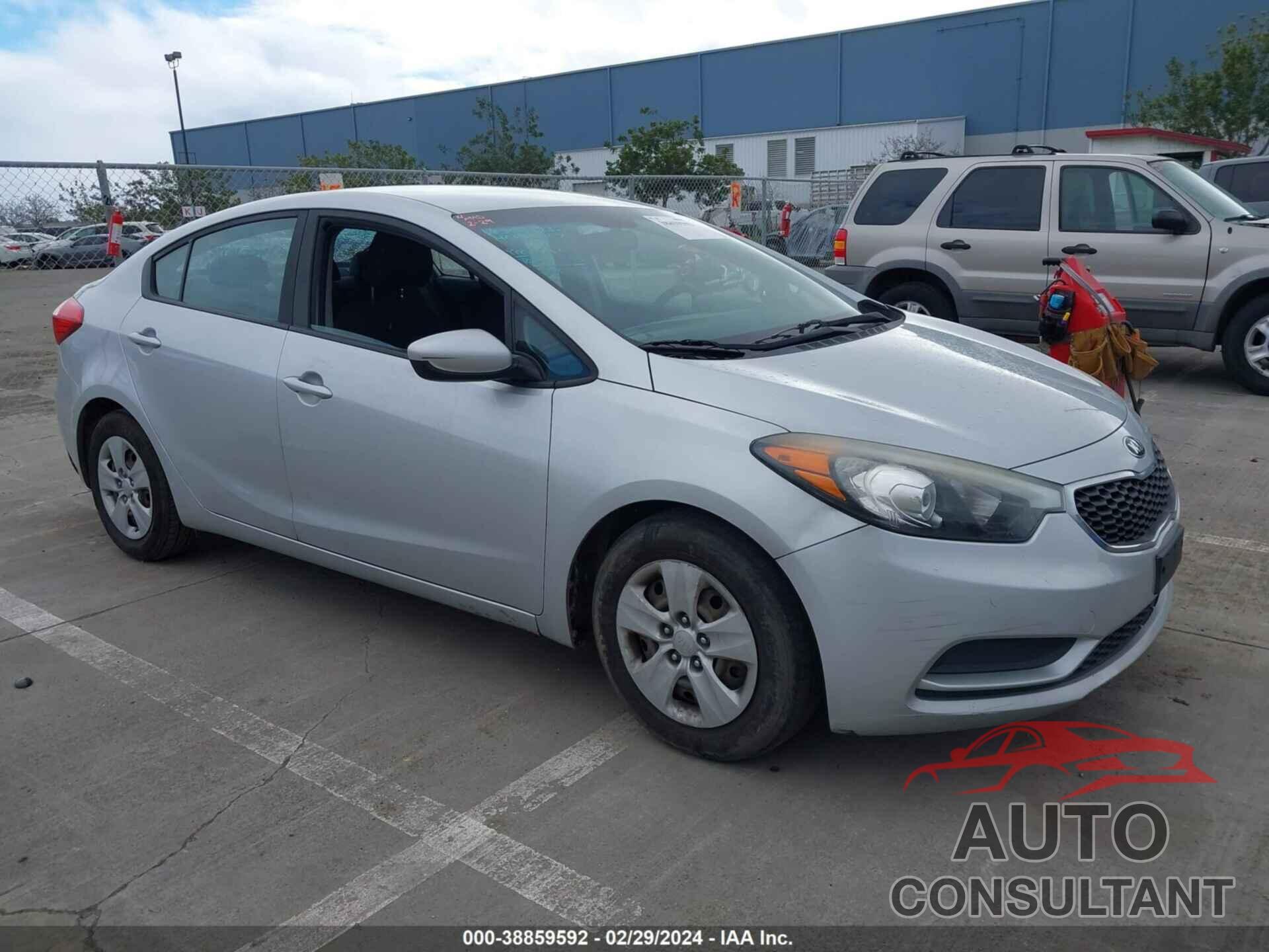 KIA FORTE 2016 - KNAFK4A63G5565299