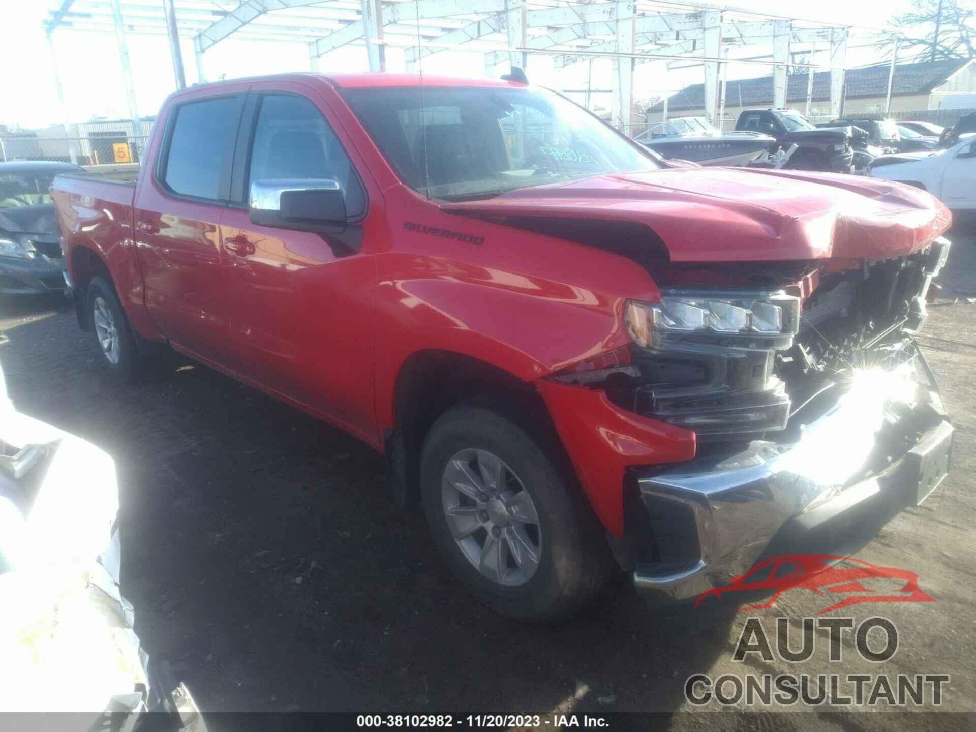 CHEVROLET SILVERADO 1500 2021 - 3GCUYDED0MG132044