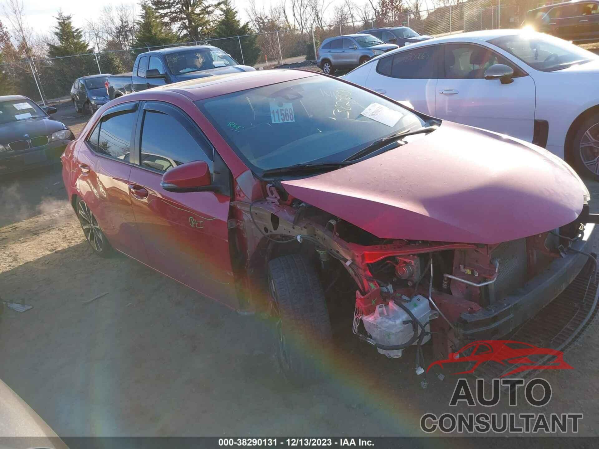 TOYOTA COROLLA 2018 - 2T1BURHEXJC009636