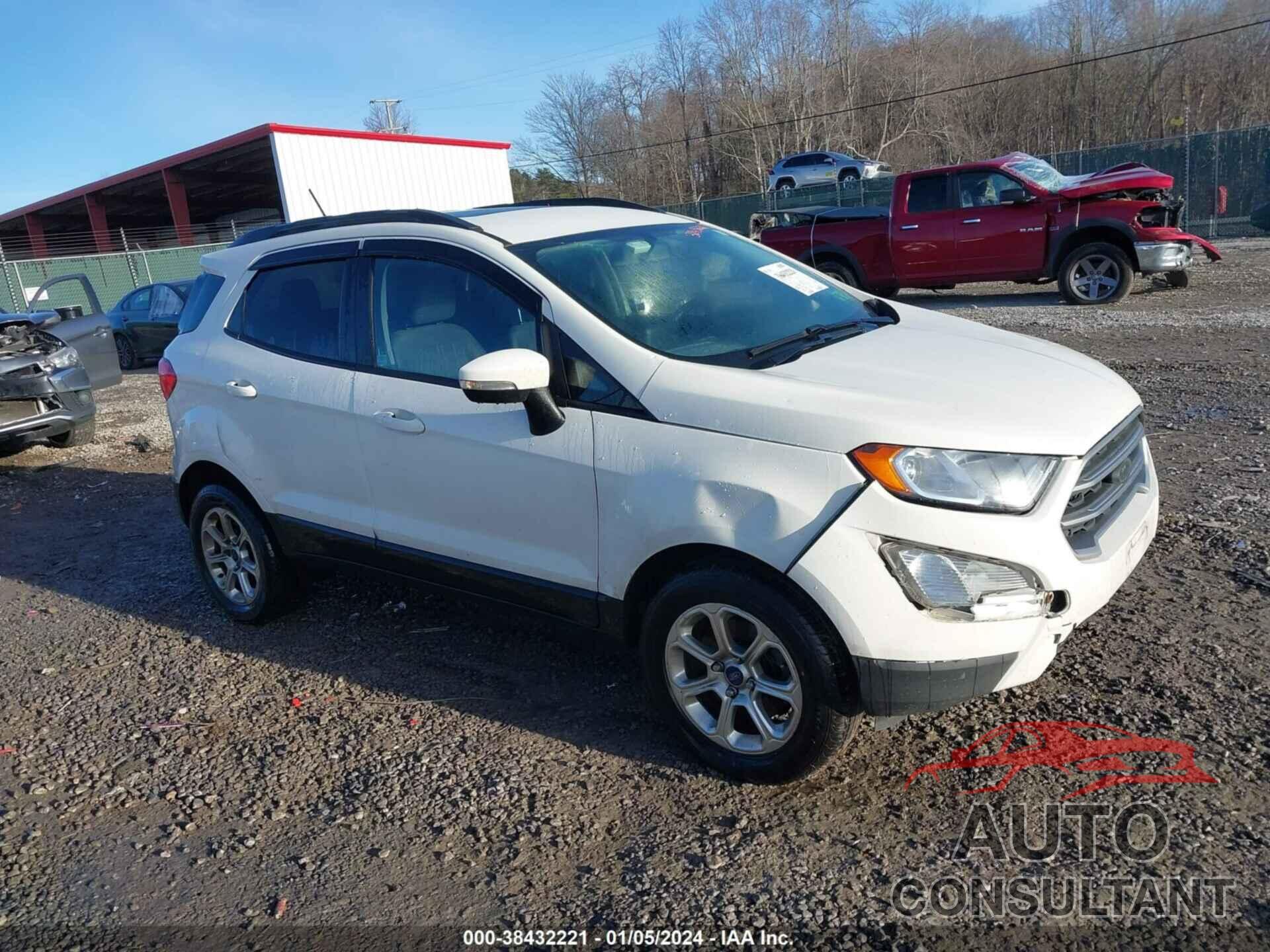 FORD ECOSPORT 2018 - MAJ6P1UL6JC198363