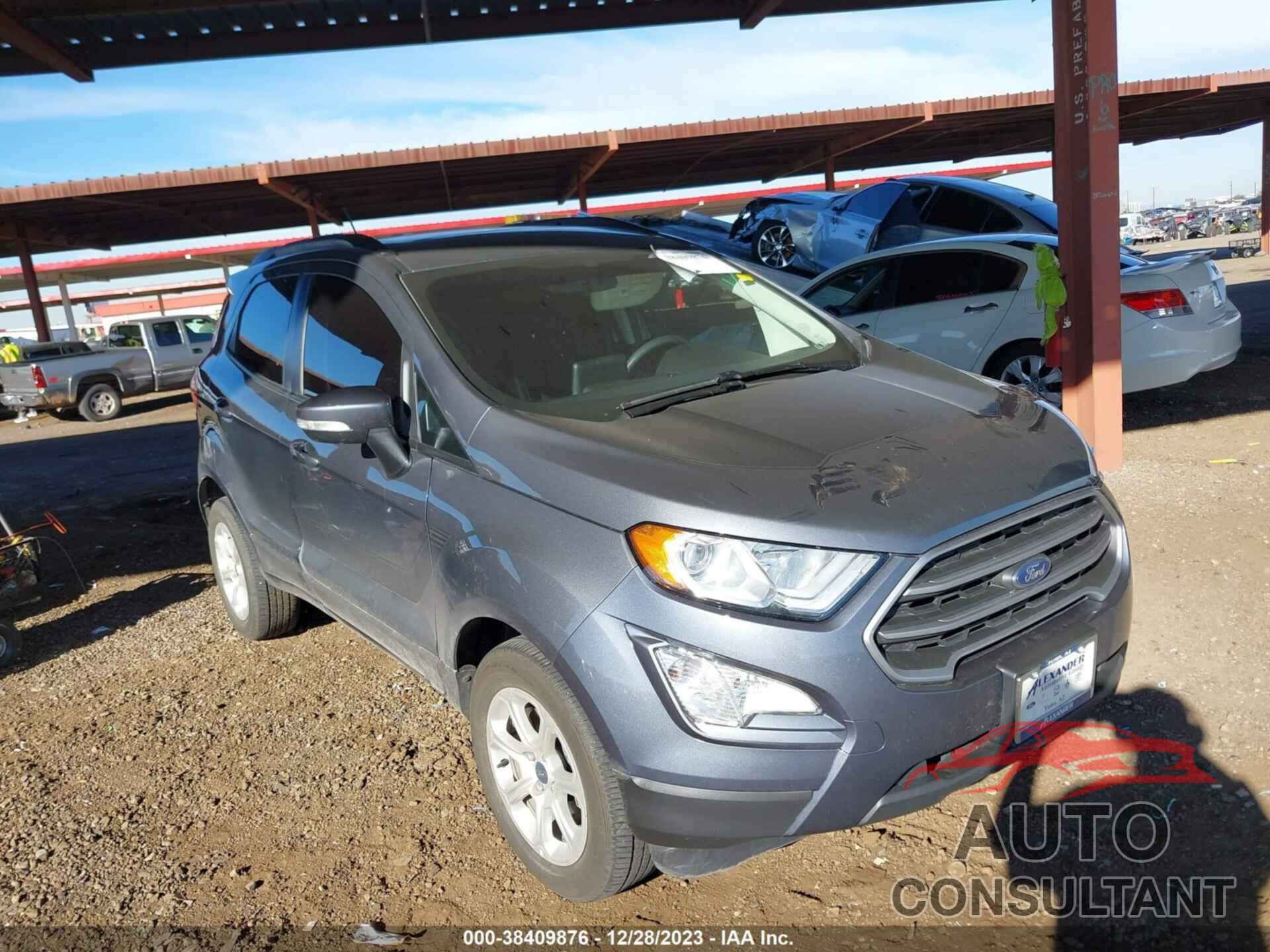 FORD ECOSPORT 2022 - MAJ6S3GL8NC474618