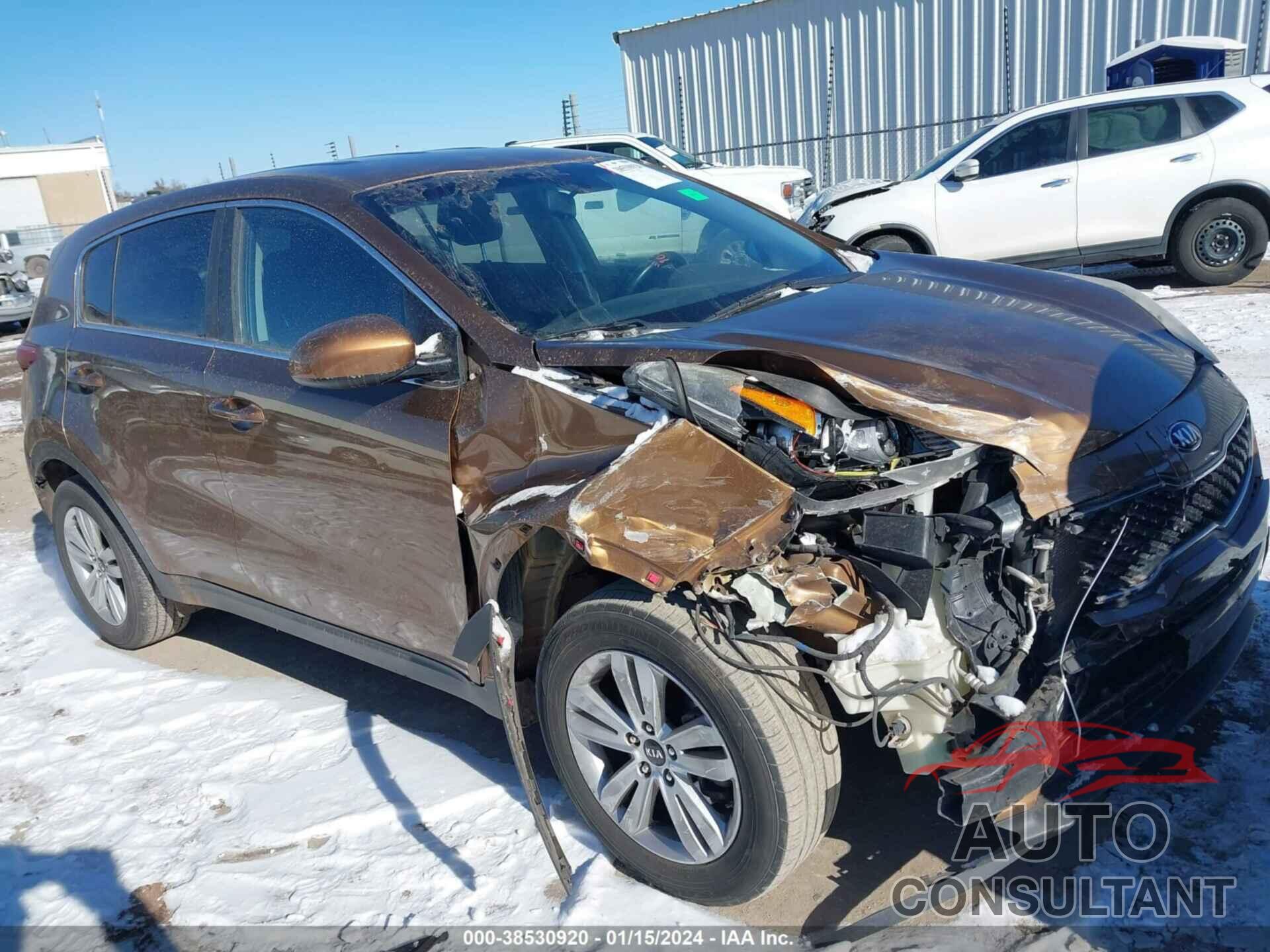 KIA SPORTAGE 2017 - KNDPM3AC4H7110128