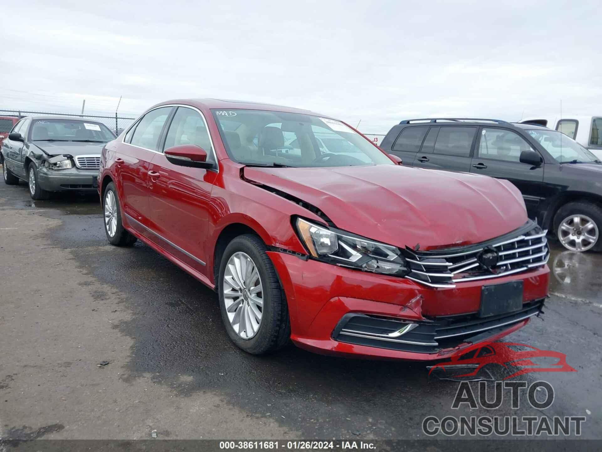 VOLKSWAGEN PASSAT 2016 - 1VWBT7A39GC030248