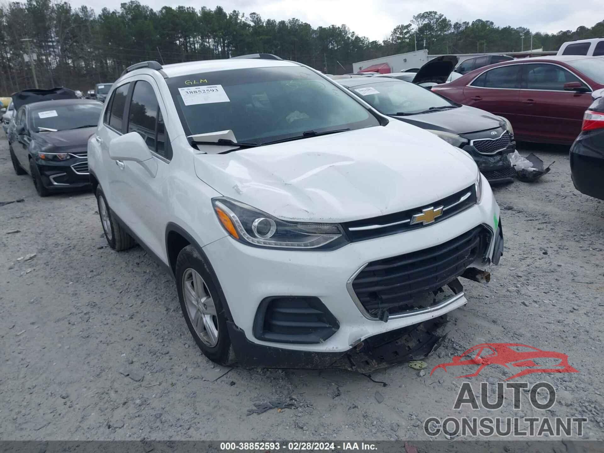 CHEVROLET TRAX 2020 - KL7CJLSB0LB086202