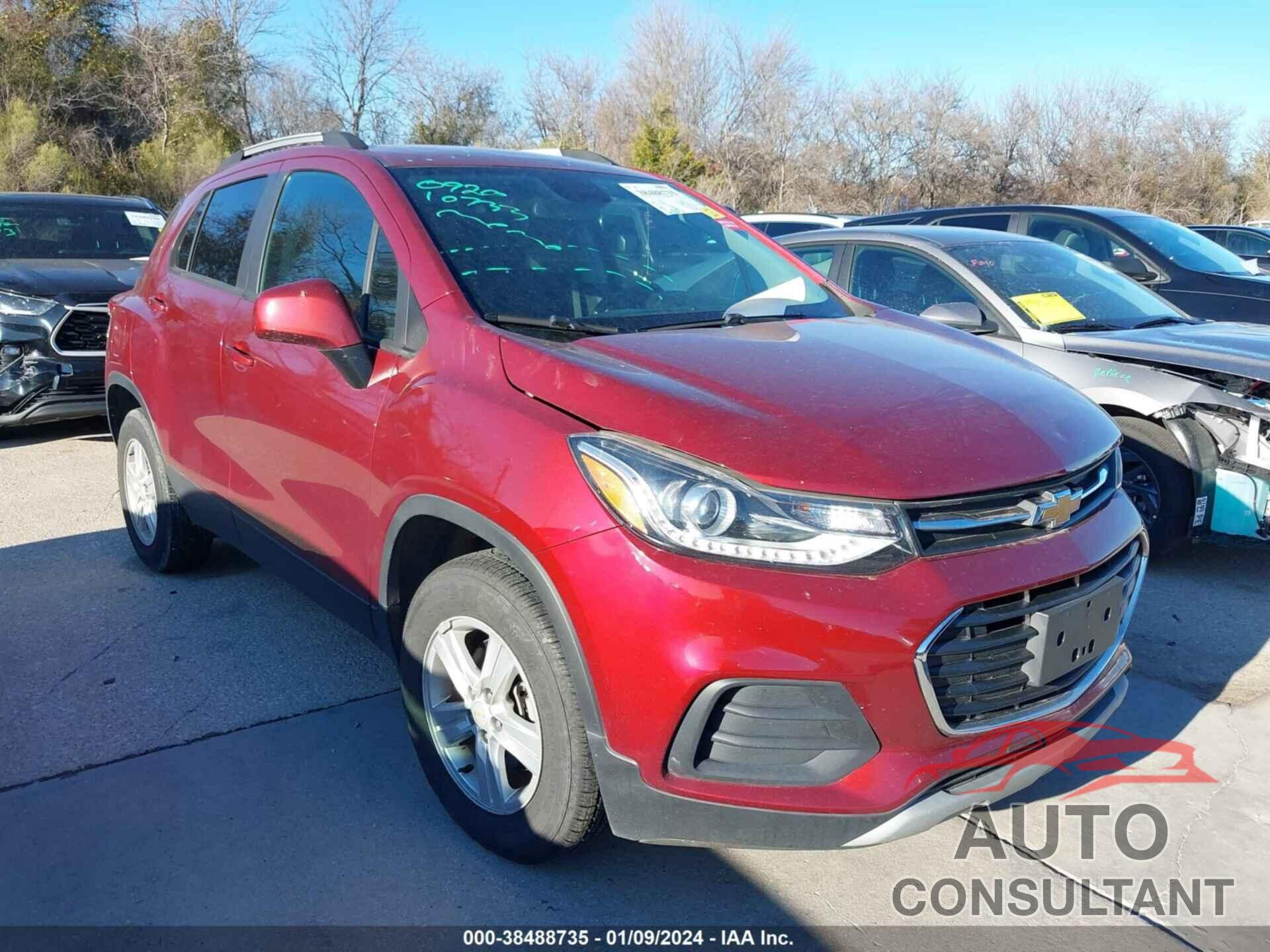 CHEVROLET TRAX 2021 - KL7CJPSB0MB326020