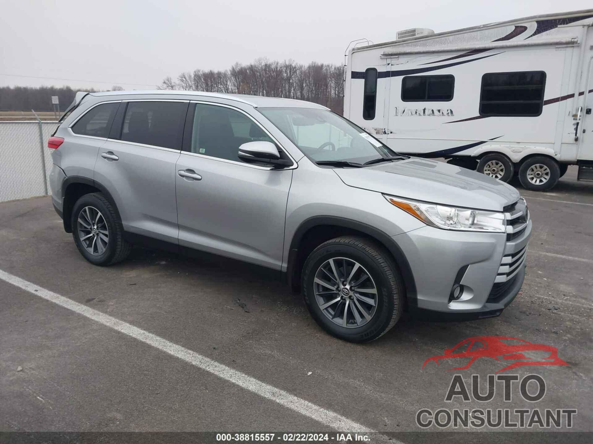 TOYOTA HIGHLANDER 2019 - 5TDJZRFH4KS987326