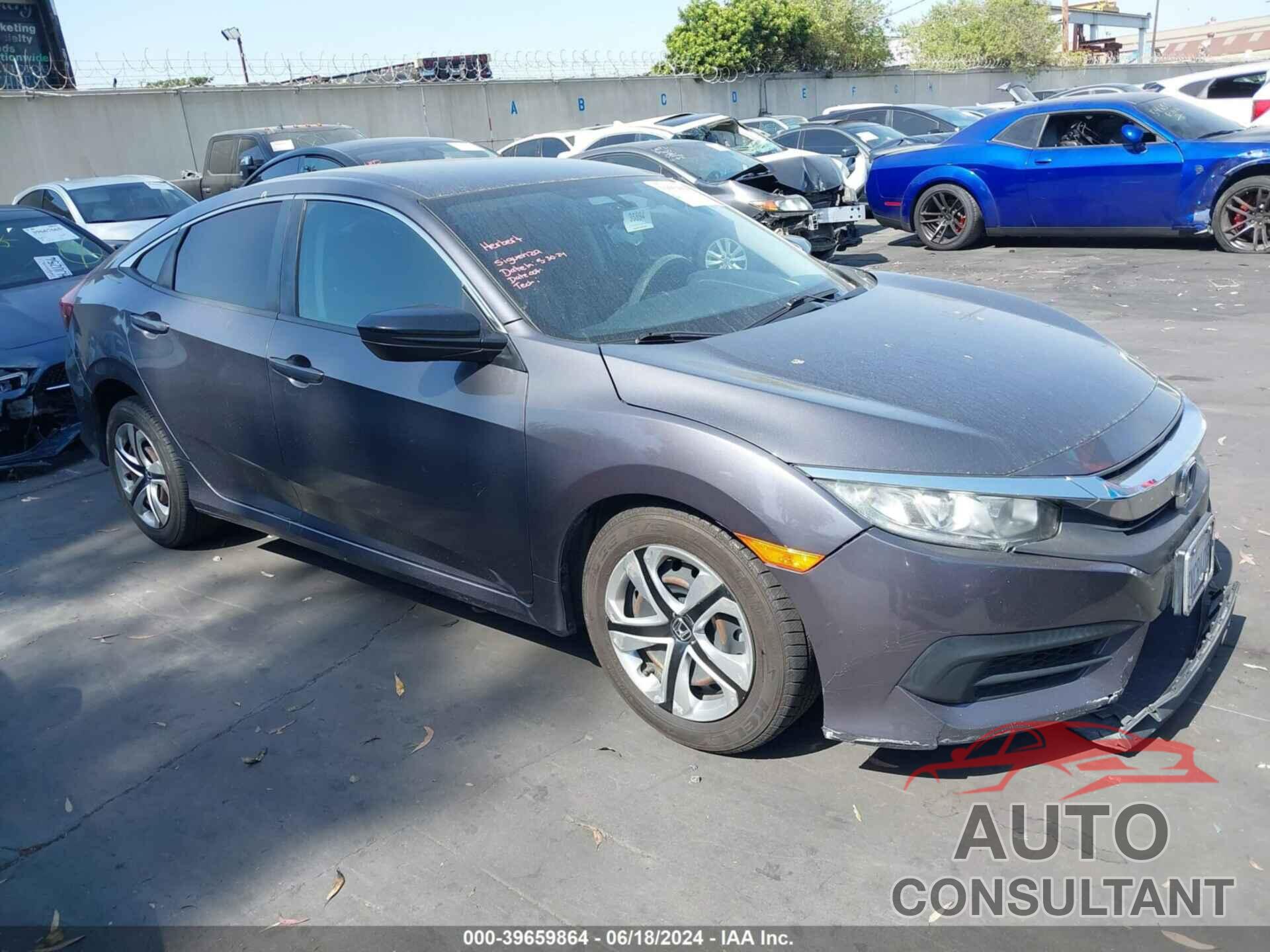 HONDA CIVIC 2016 - 2HGFC2F52GH575322