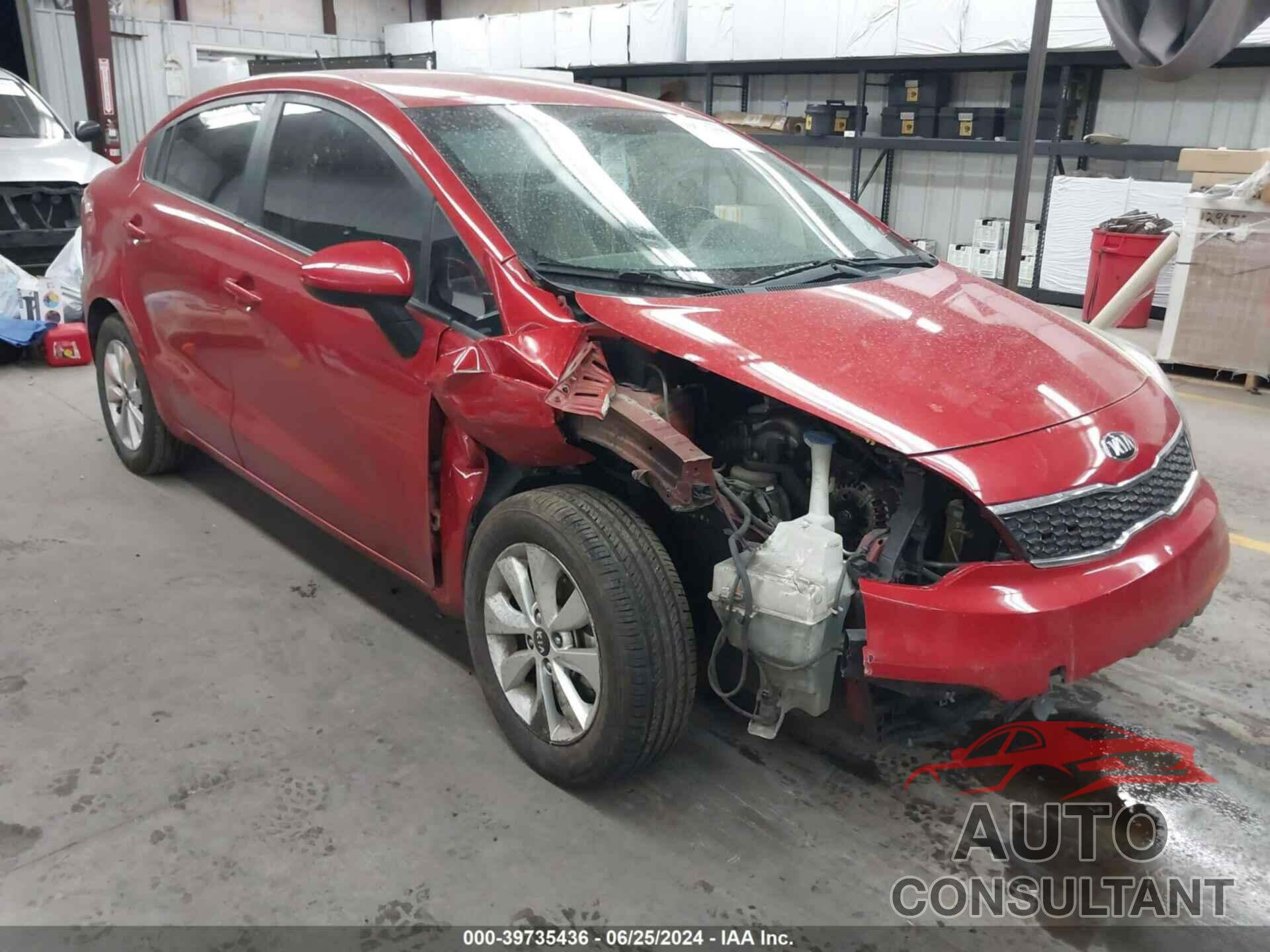 KIA RIO 2016 - KNADN4A38G6676428