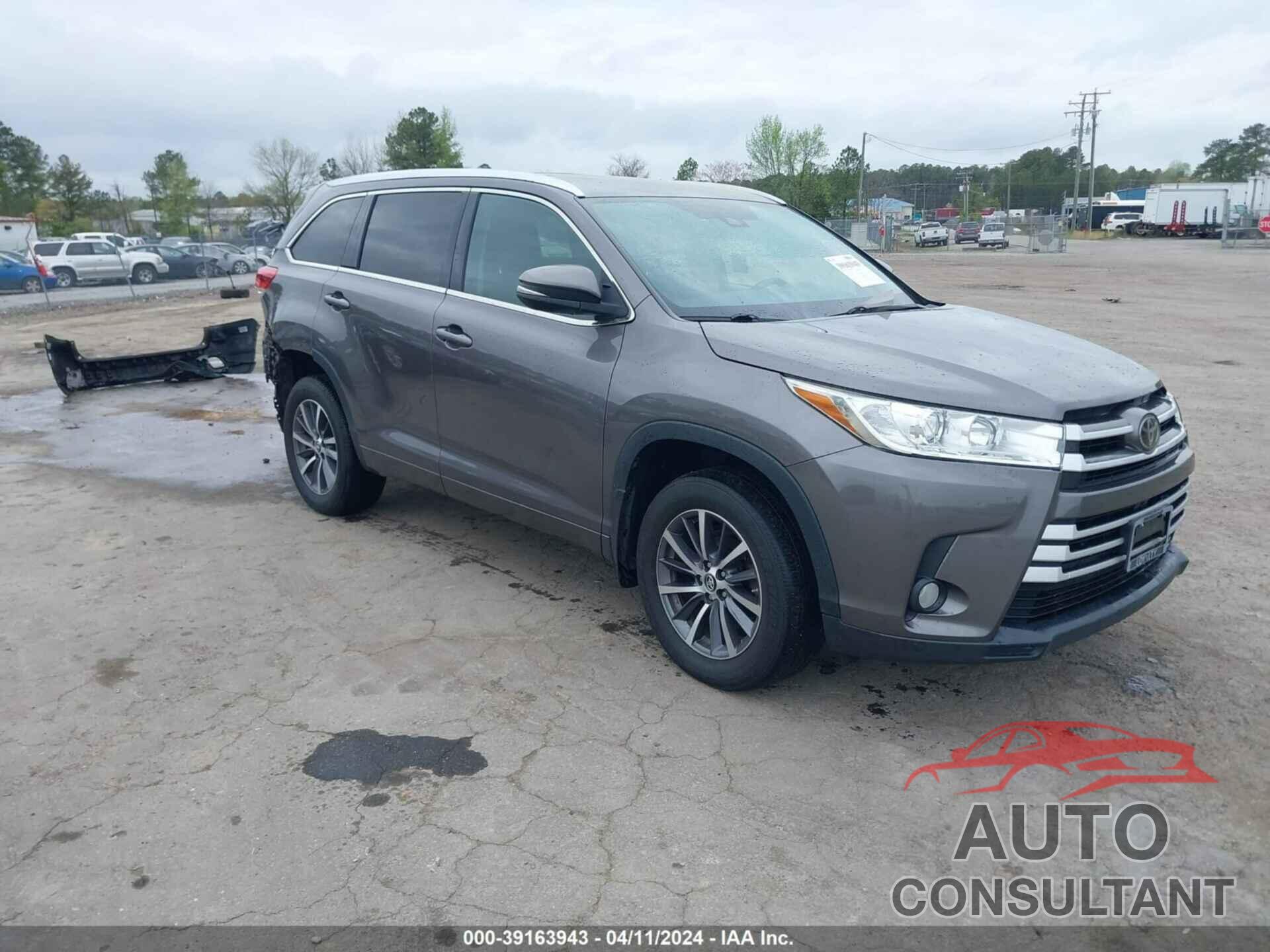 TOYOTA HIGHLANDER 2017 - 5TDJZRFH1HS393379