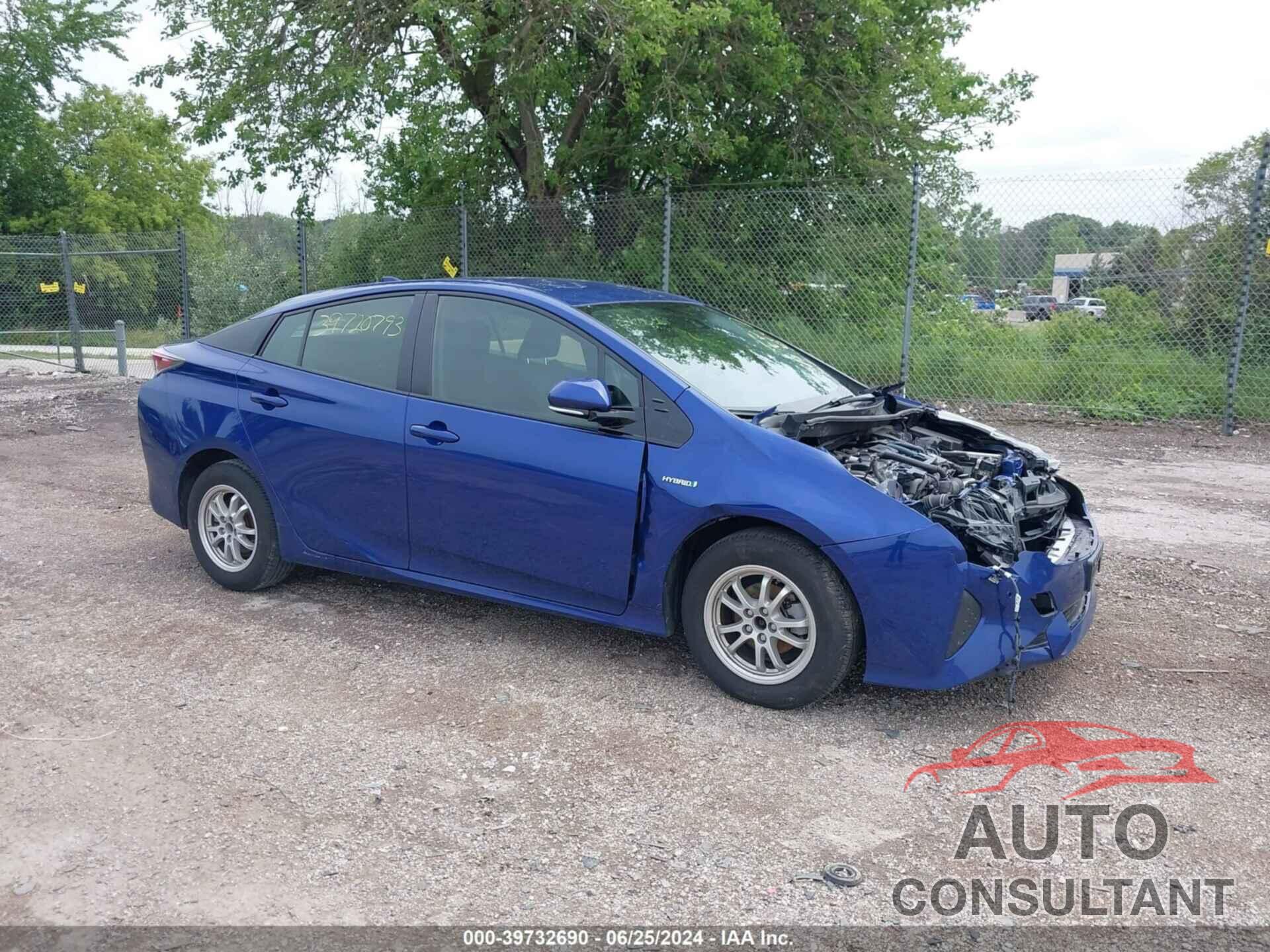 TOYOTA PRIUS 2017 - JTDKBRFU0H3049274