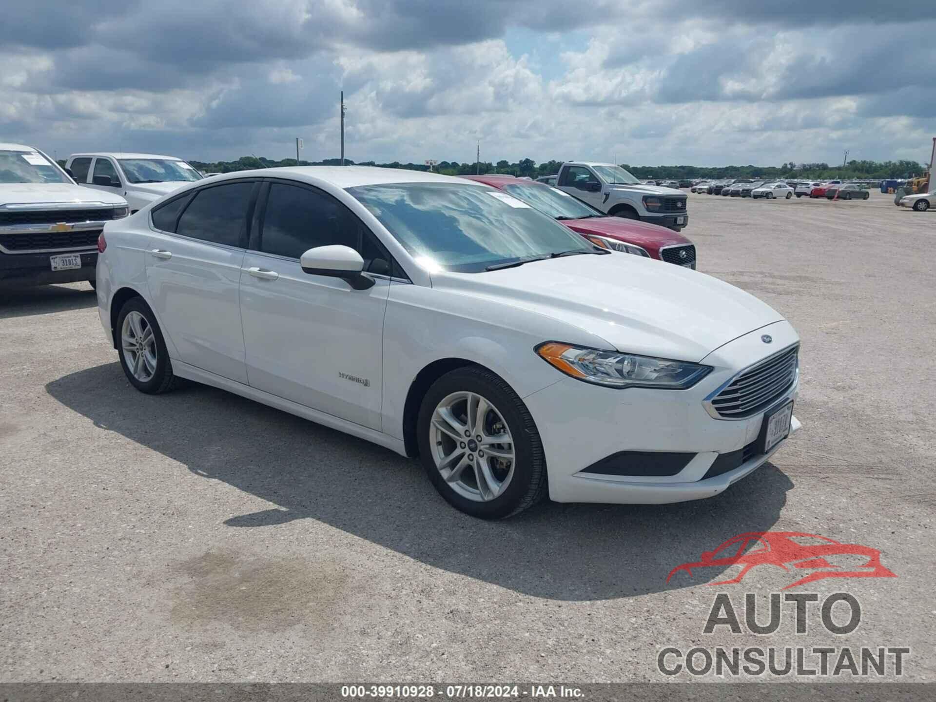 FORD FUSION HYBRID 2018 - 3FA6P0UU2JR278893