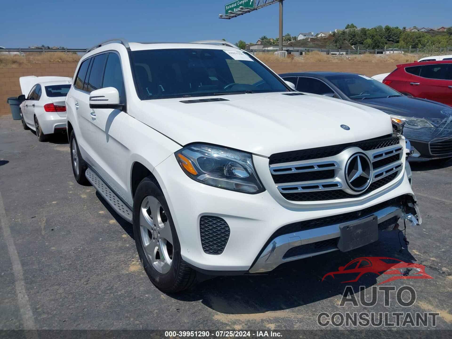 MERCEDES-BENZ GLS 450 2017 - 4JGDF6EE3HA828262