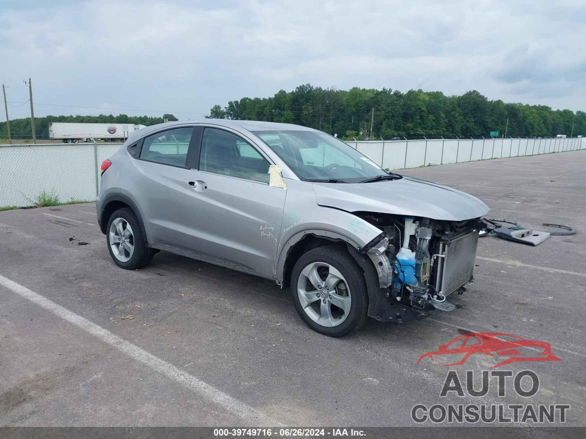 HONDA HR-V 2018 - 3CZRU6H31JG727765