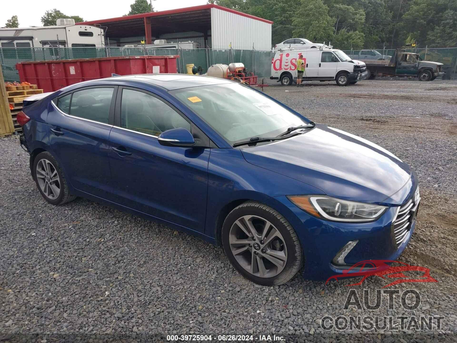 HYUNDAI ELANTRA 2018 - 5NPD84LF0JH288768