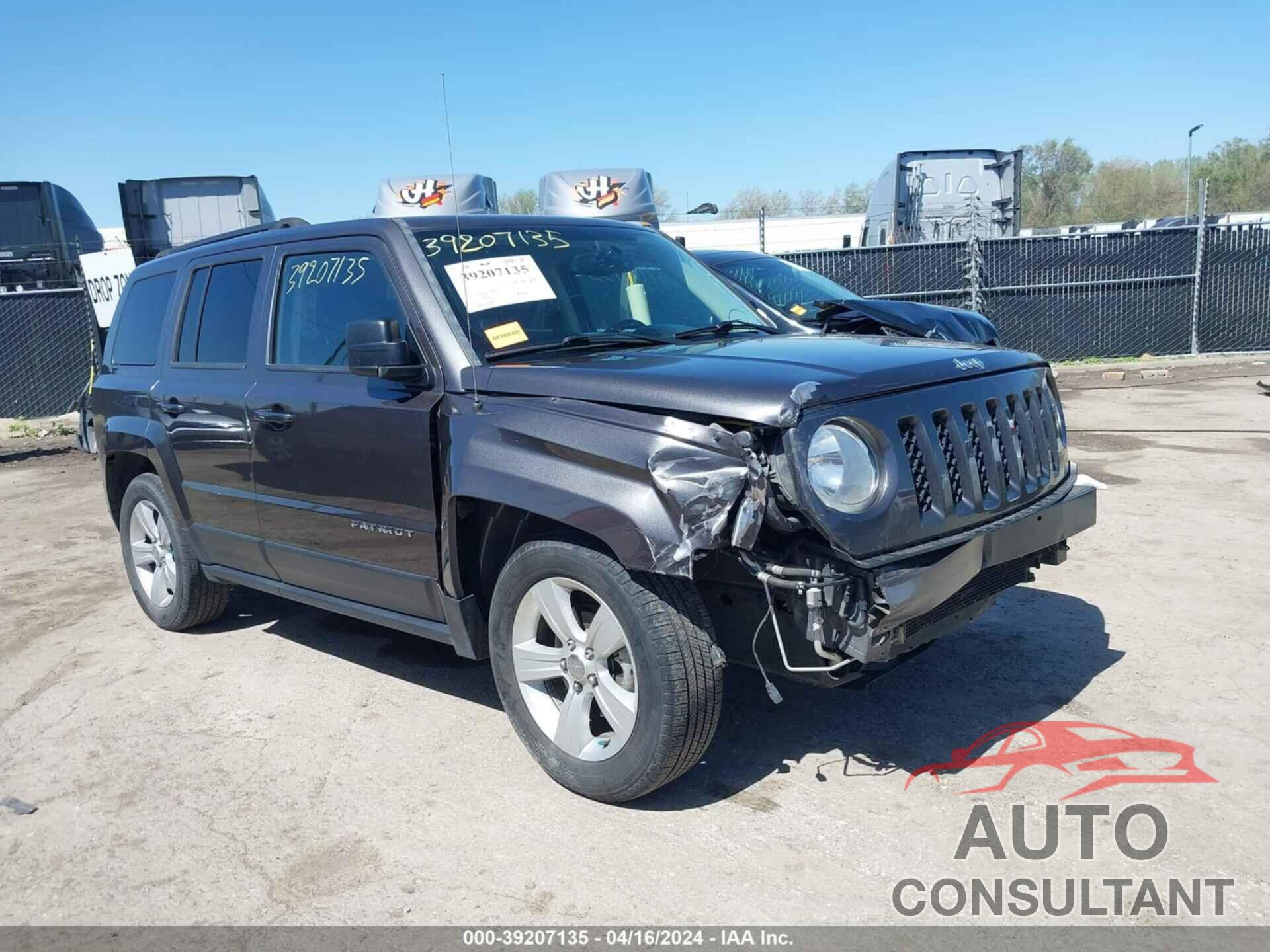 JEEP PATRIOT 2016 - 1C4NJPBB4GD589650