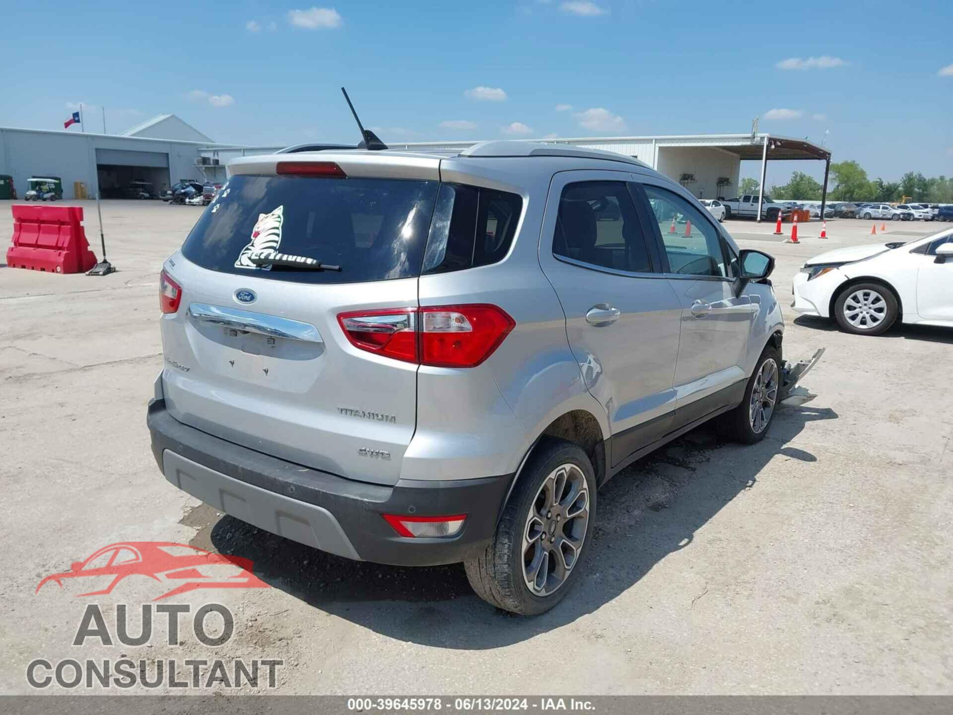 FORD ECOSPORT 2019 - MAJ6S3KL9KC279629