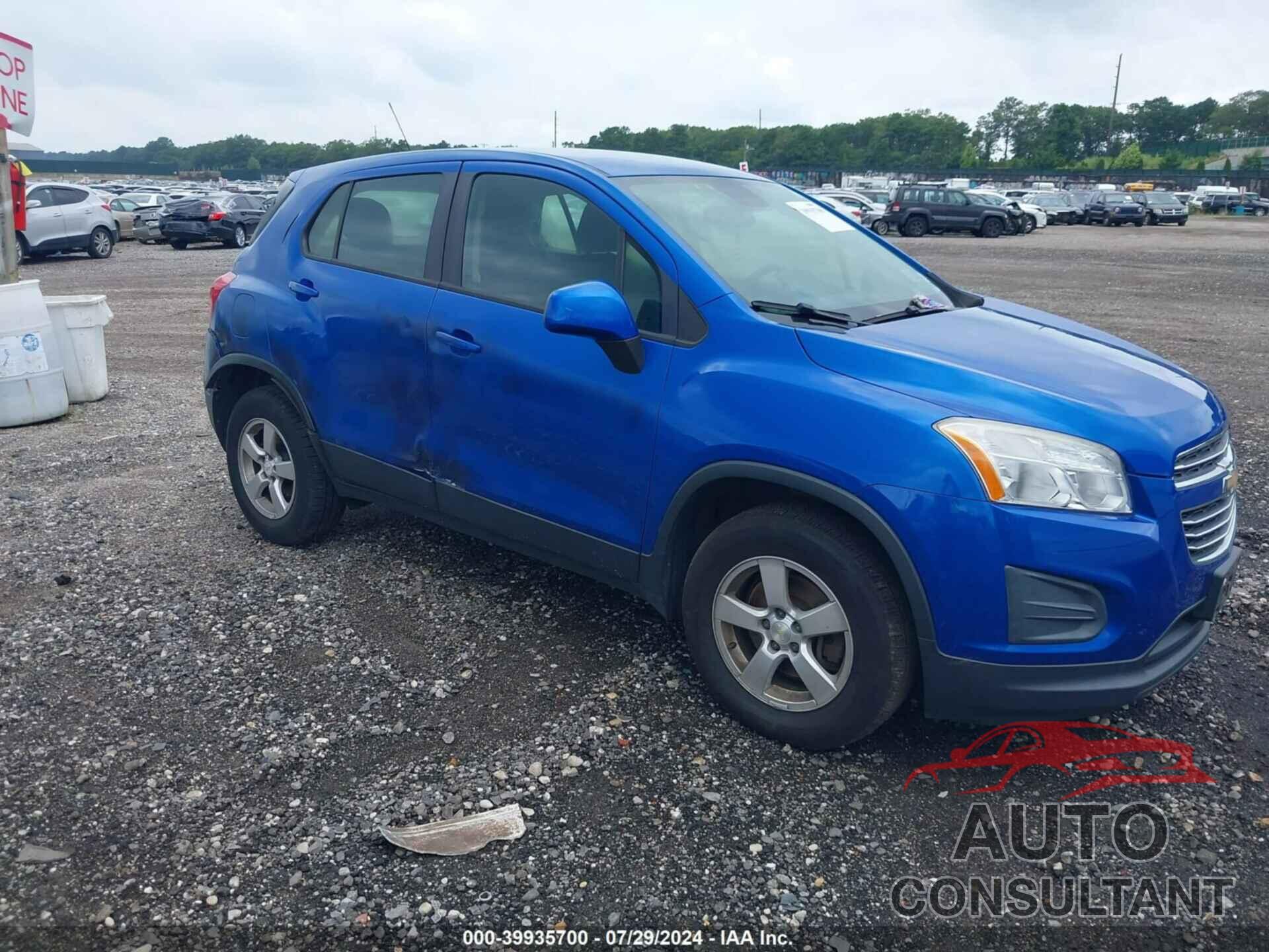 CHEVROLET TRAX 2016 - KL7CJNSBXGB597661