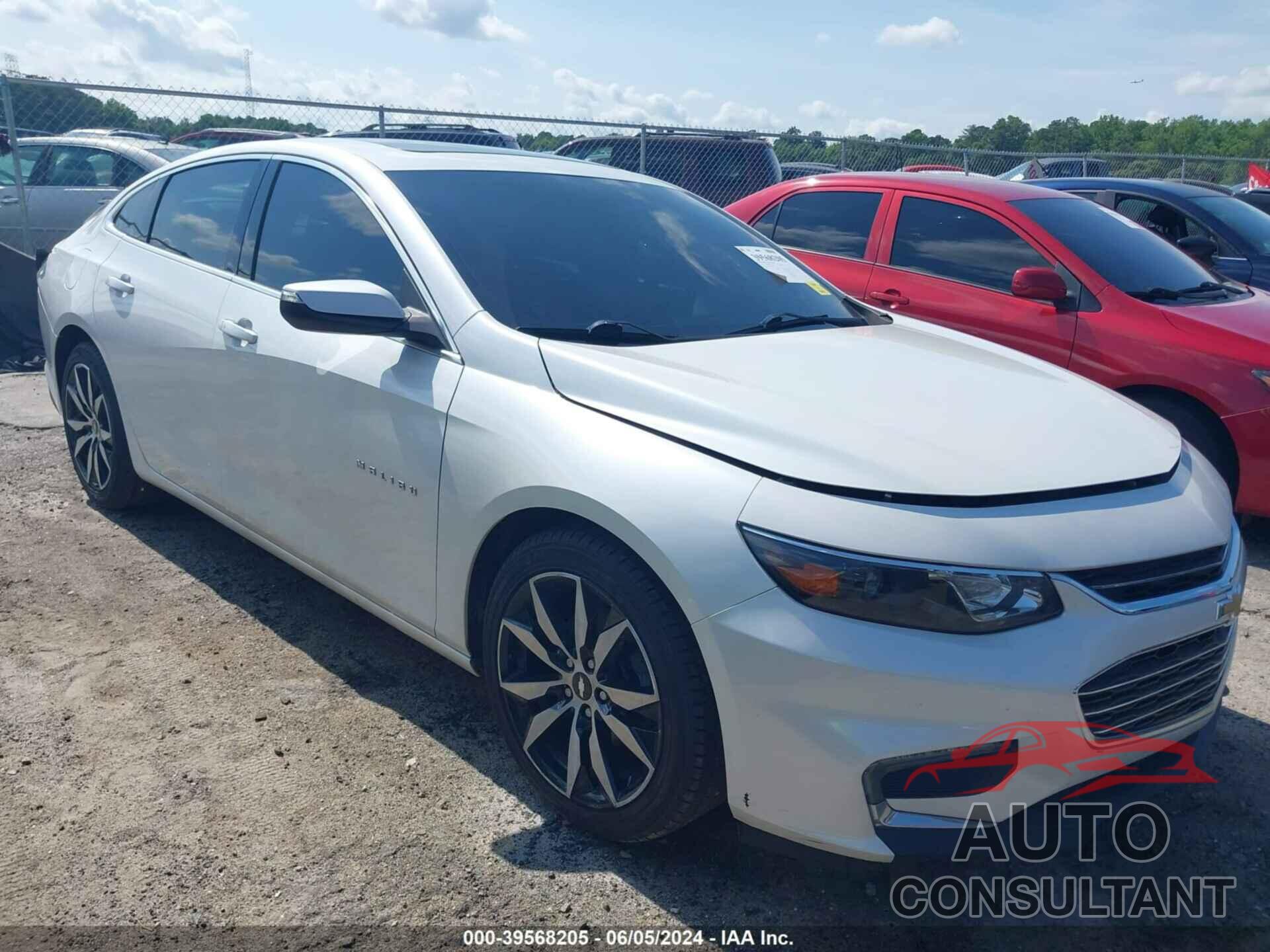 CHEVROLET MALIBU 2016 - 1G1ZE5ST3GF186792