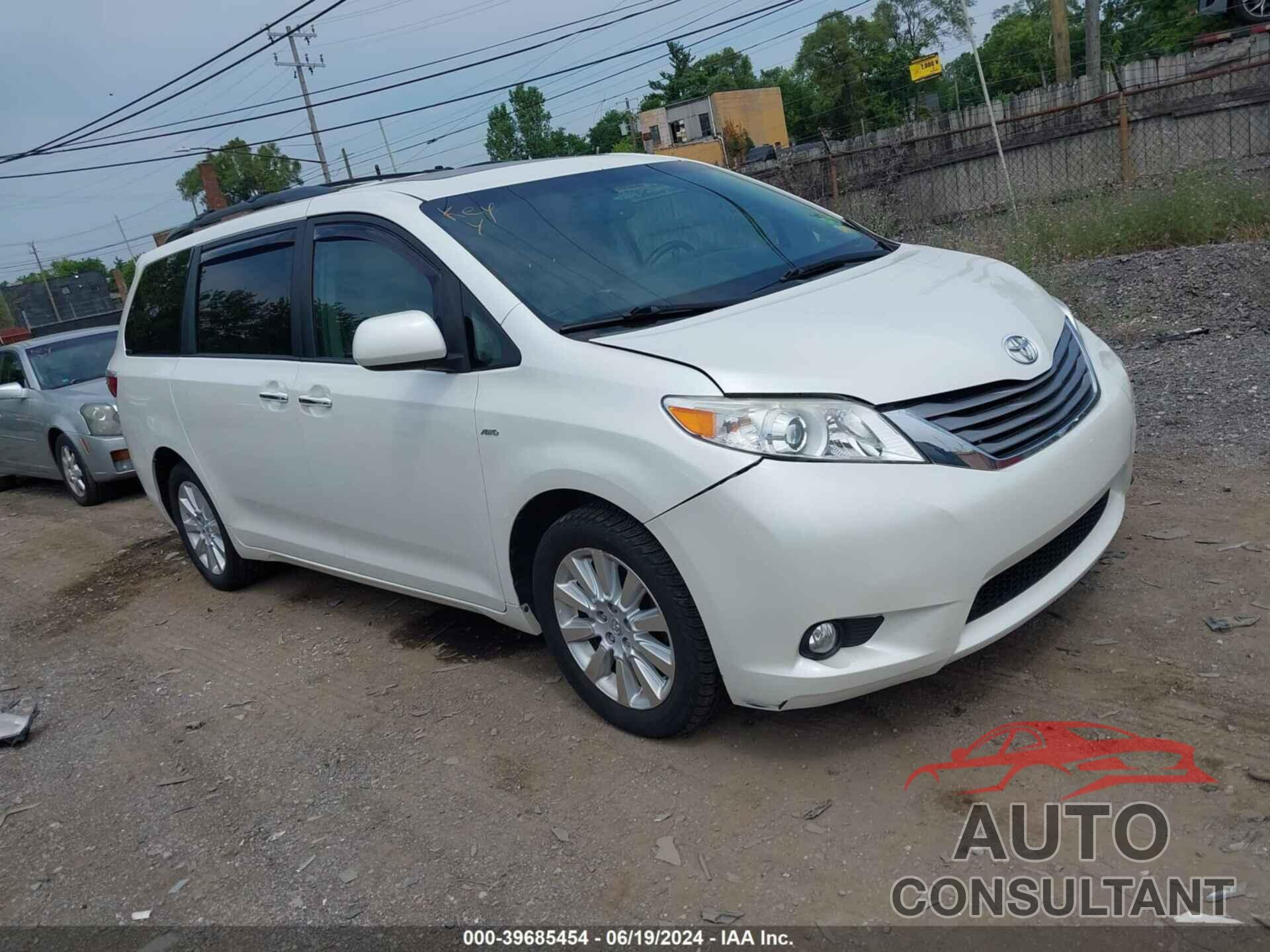 TOYOTA SIENNA 2016 - 5TDDK3DC7GS133329