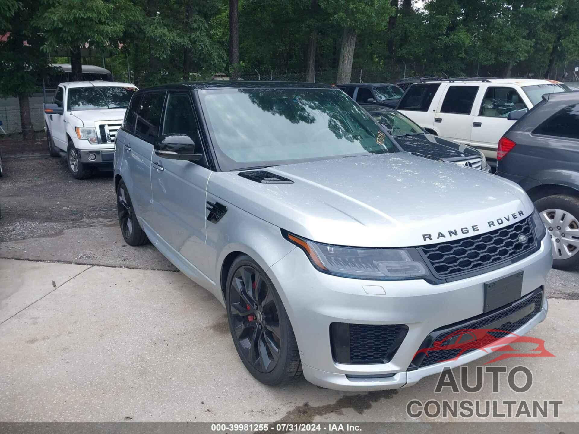 LAND ROVER RANGE ROVER SPORT 2019 - SALWS2SU0KA873933