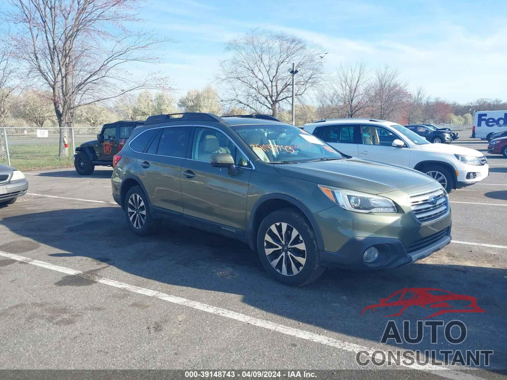 SUBARU OUTBACK 2016 - 4S4BSANC0G3214115
