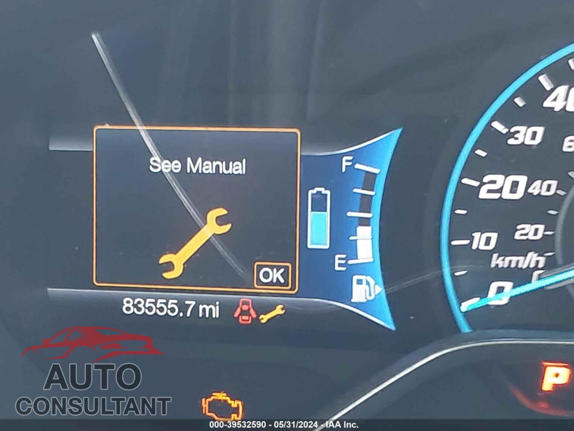 FORD C-MAX HYBRID 2017 - 1FADP5DU3HL100925