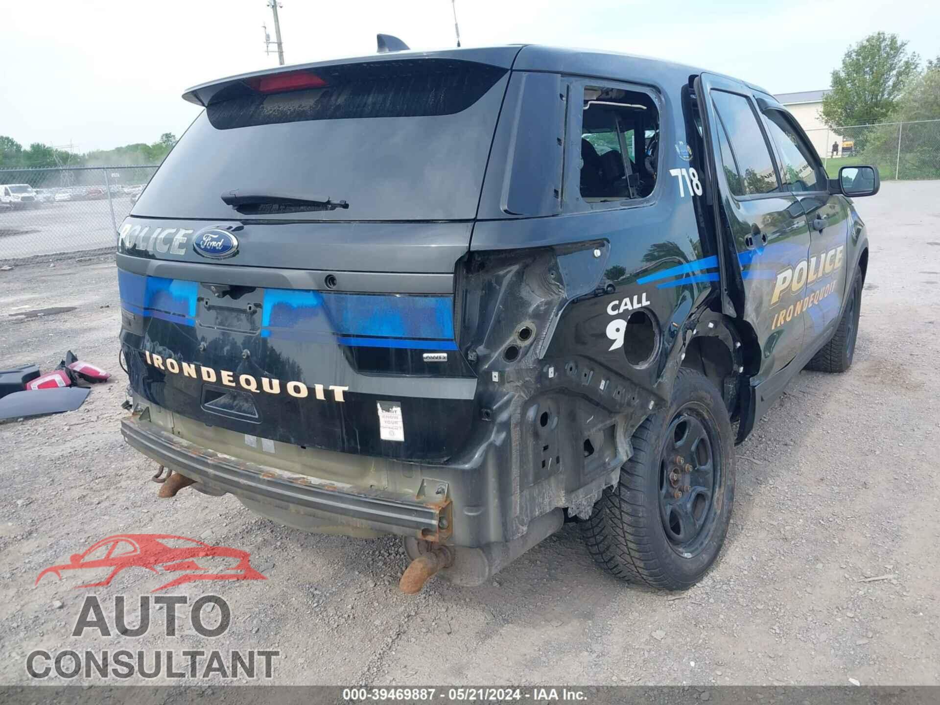 FORD POLICE INTERCEPTOR UTILITY 2018 - 1FM5K8AR8JGB34352