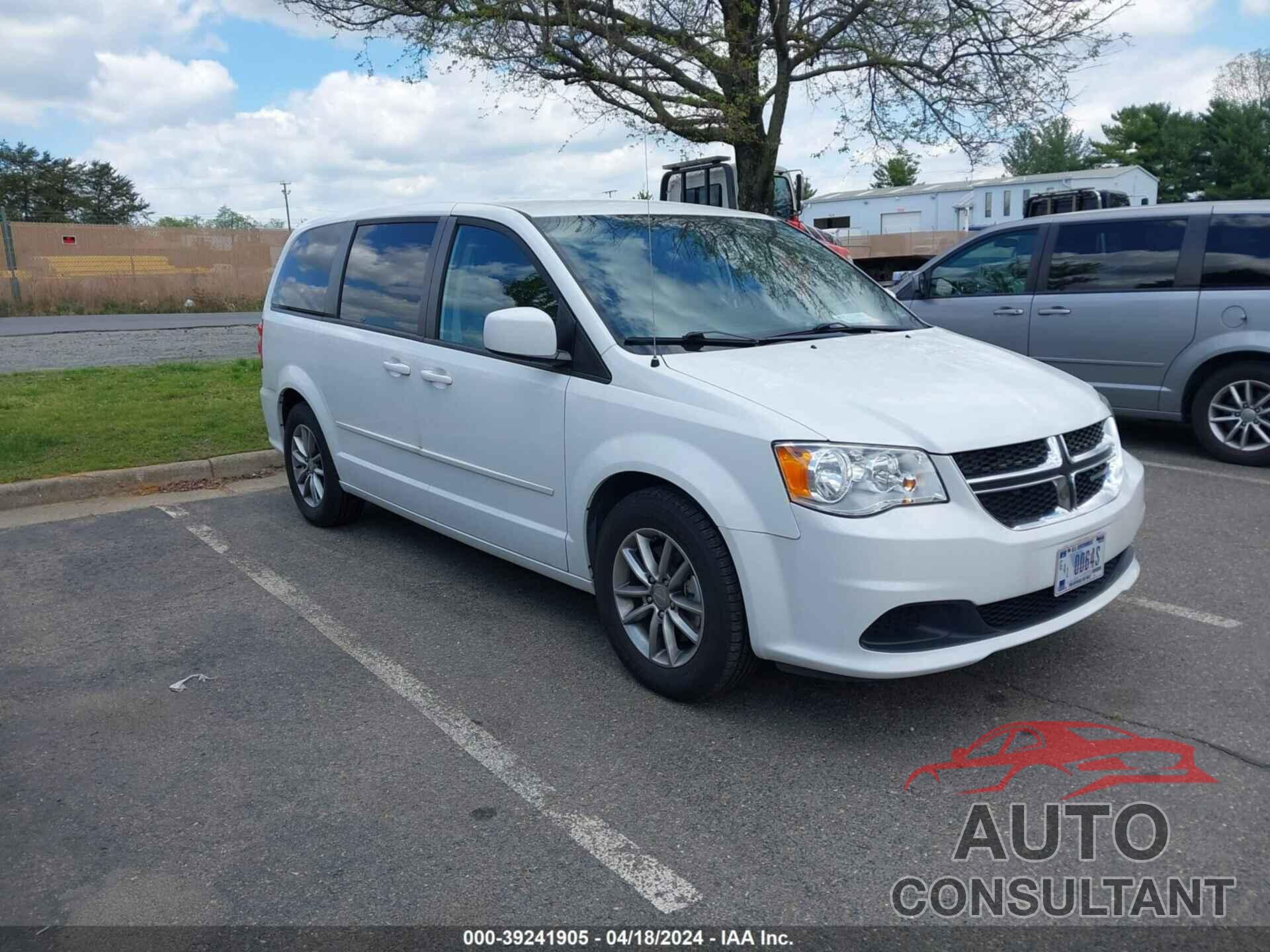 DODGE GRAND CARAVAN 2016 - 2C4RDGBG5GR343563