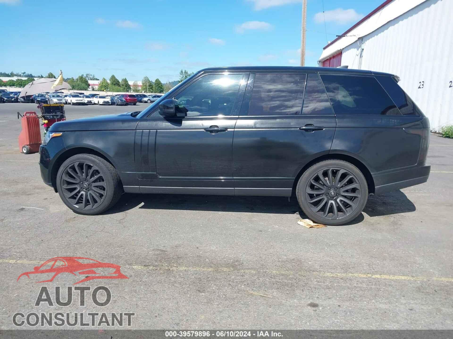 LAND ROVER RANGE ROVER 2017 - SALGS2FEXHA362536