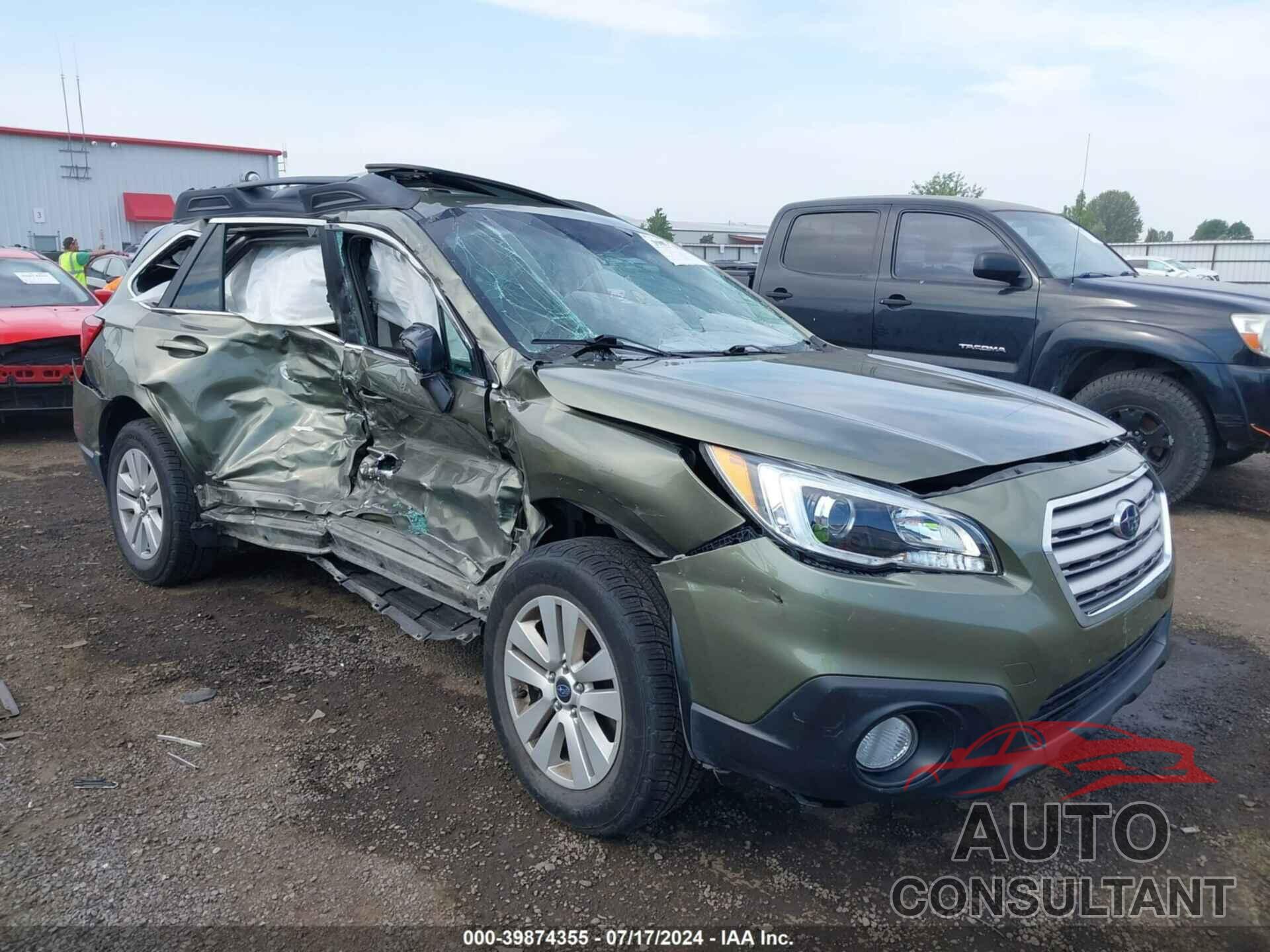 SUBARU OUTBACK 2016 - 4S4BSBDC4G3291397