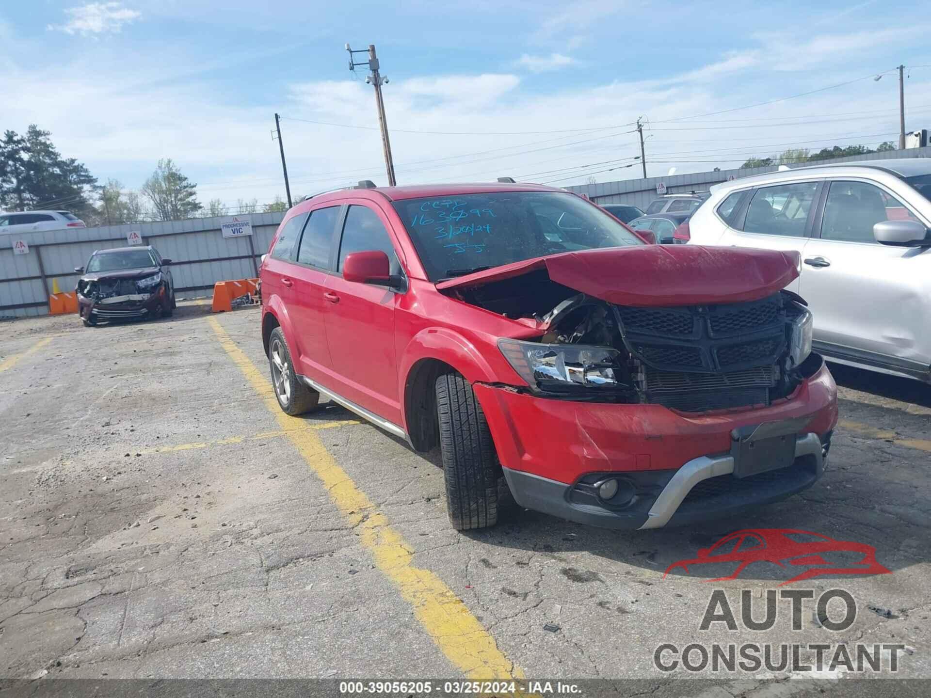 DODGE JOURNEY 2016 - 3C4PDCGB1GT163099