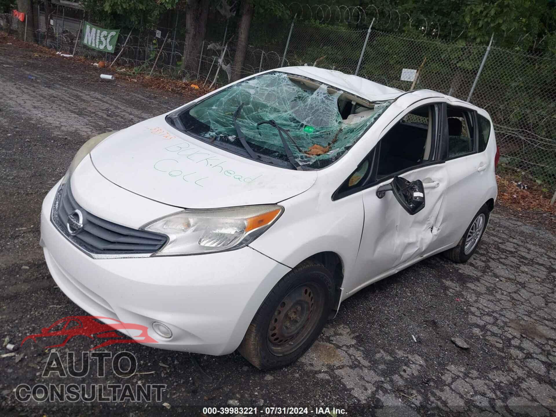NISSAN VERSA NOTE 2016 - 3N1CE2CP8GL383723