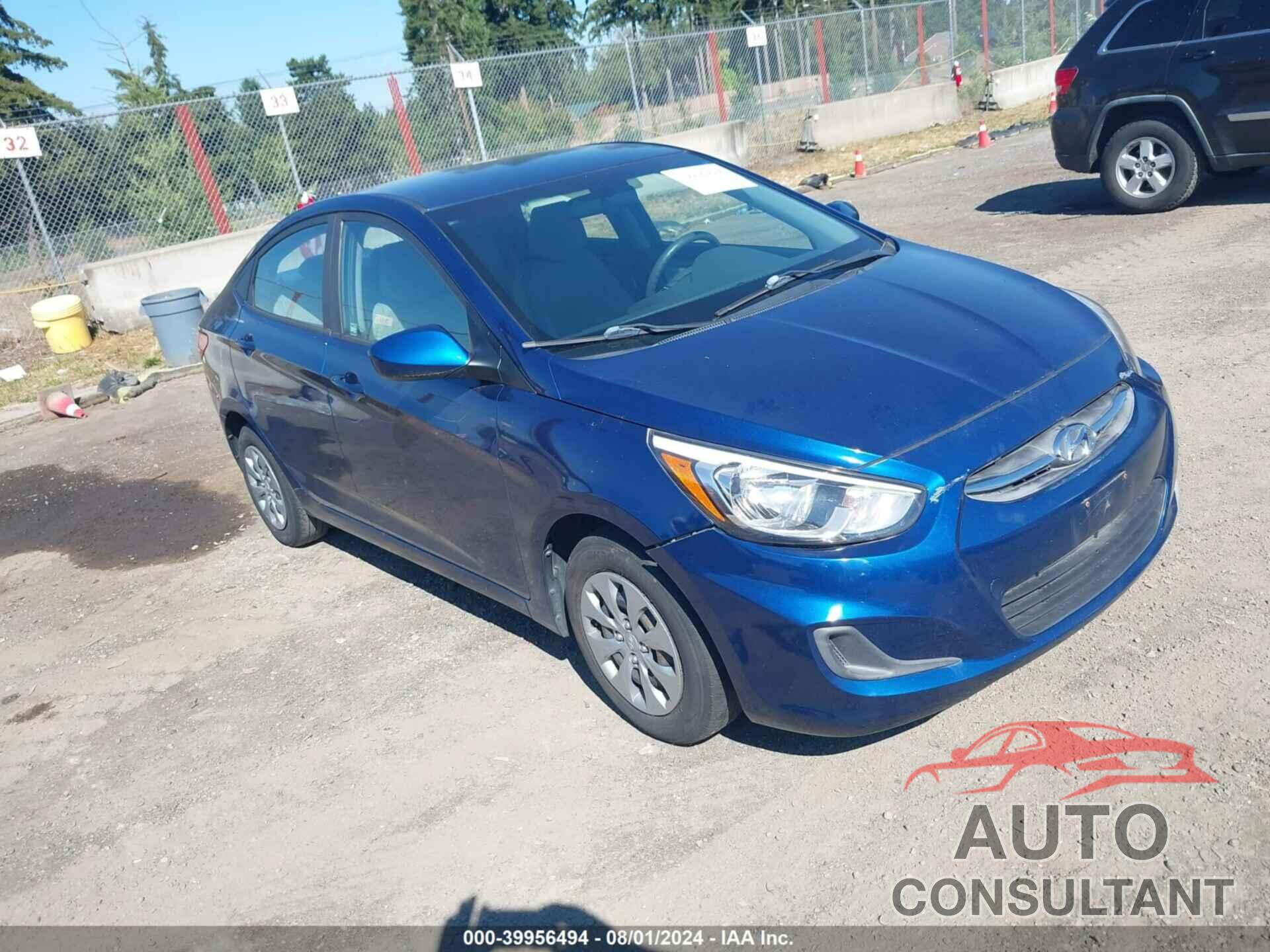 HYUNDAI ACCENT 2017 - KMHCT4AE4HU311503