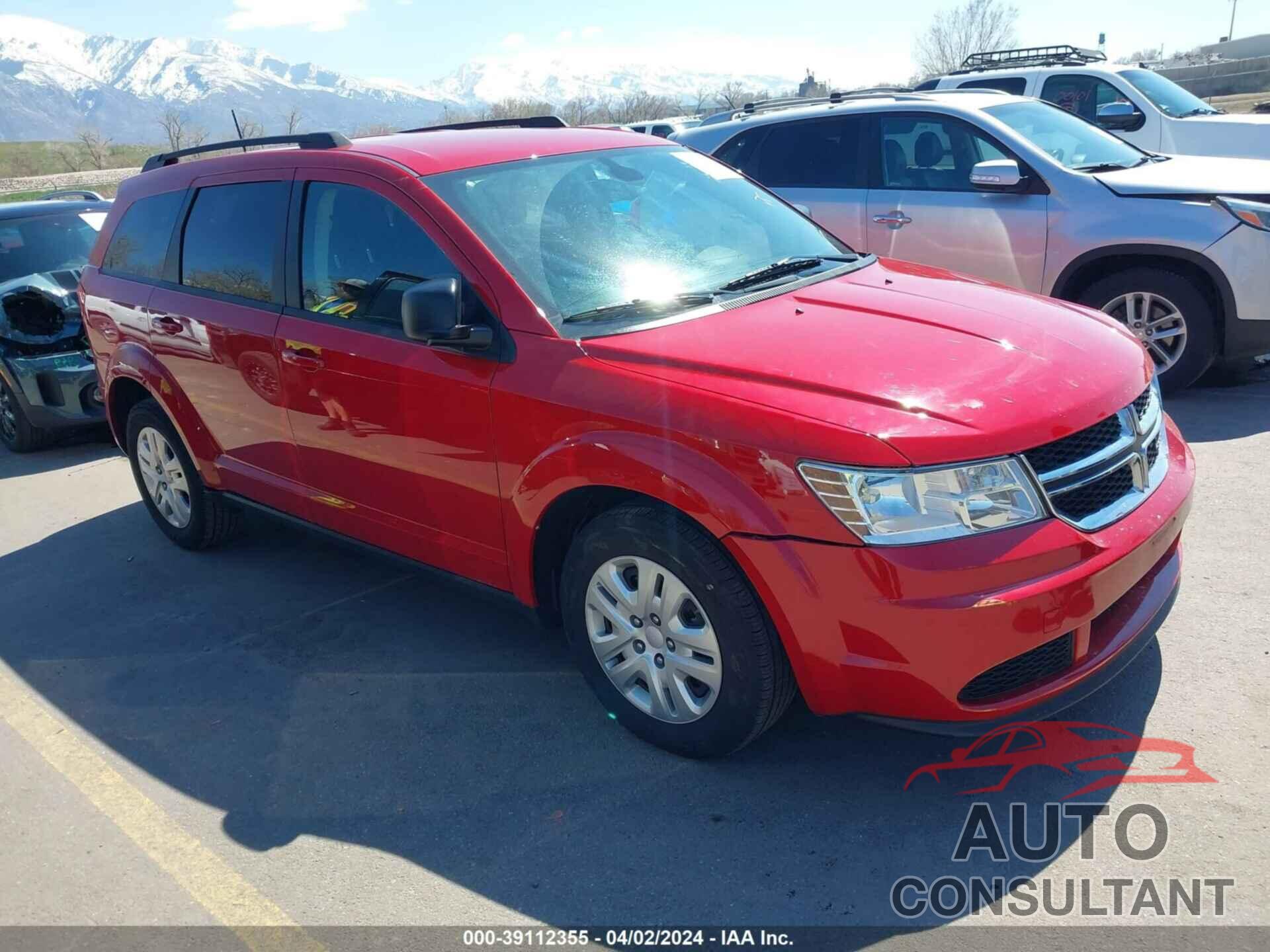 DODGE JOURNEY 2020 - 3C4PDCAB3LT235911