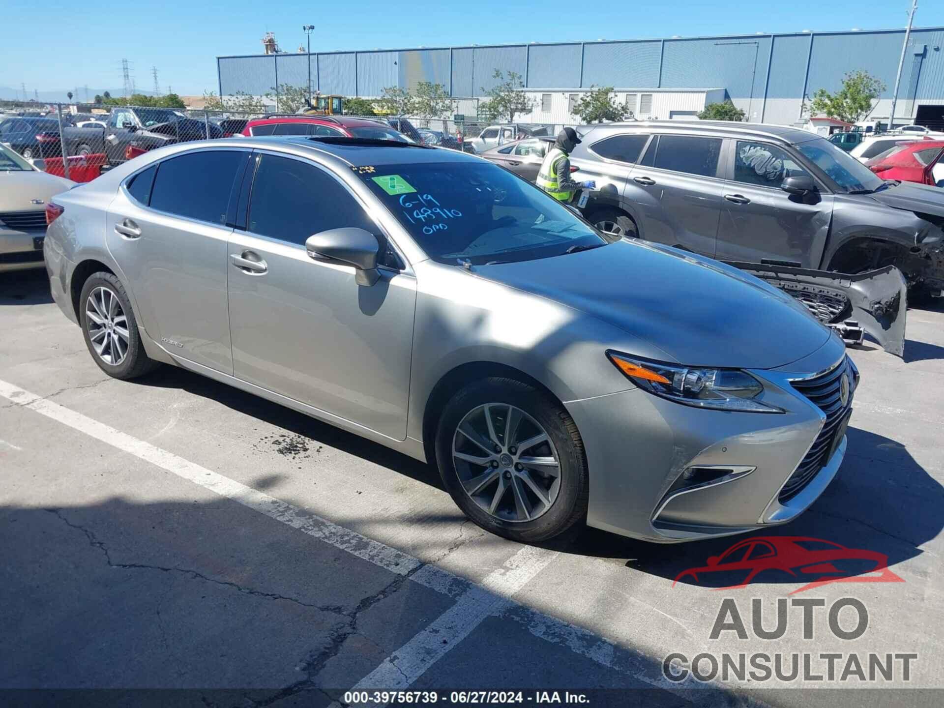 LEXUS ES 300H 2016 - JTHBW1GG2G2129595