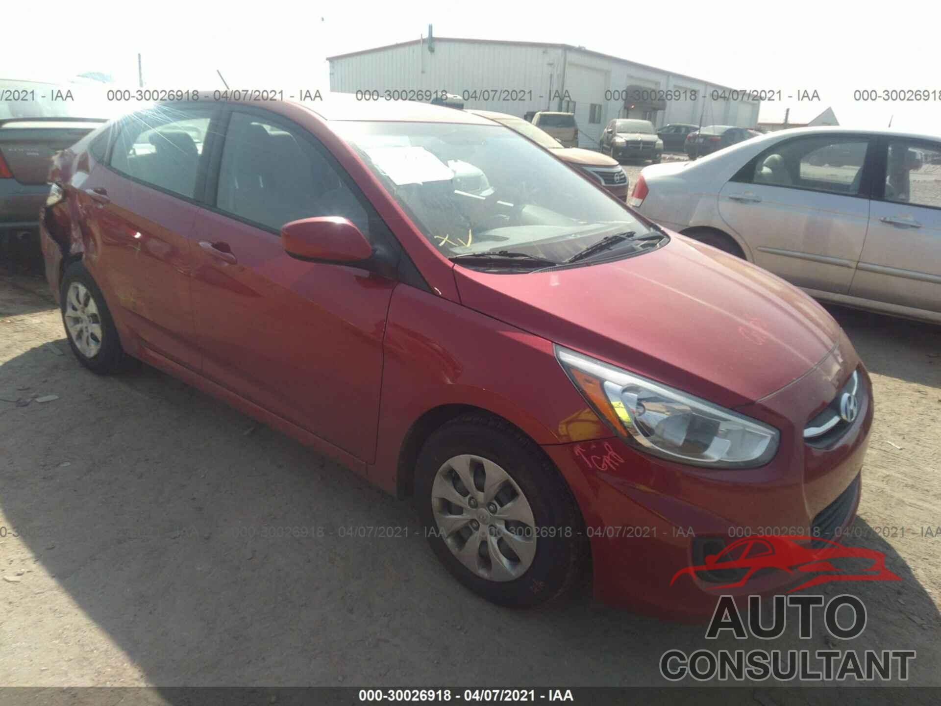 HYUNDAI ACCENT 2017 - KMHCT4AE6HU244077