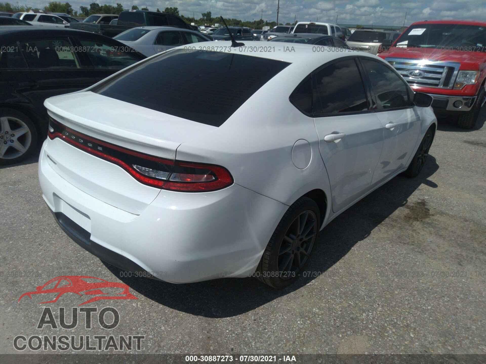 DODGE DART 2016 - 1C3CDFAA5GD503767