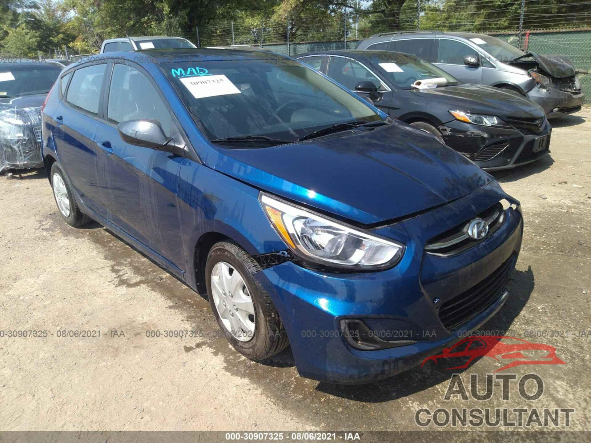 HYUNDAI ACCENT 2016 - KMHCT5AE7GU285824