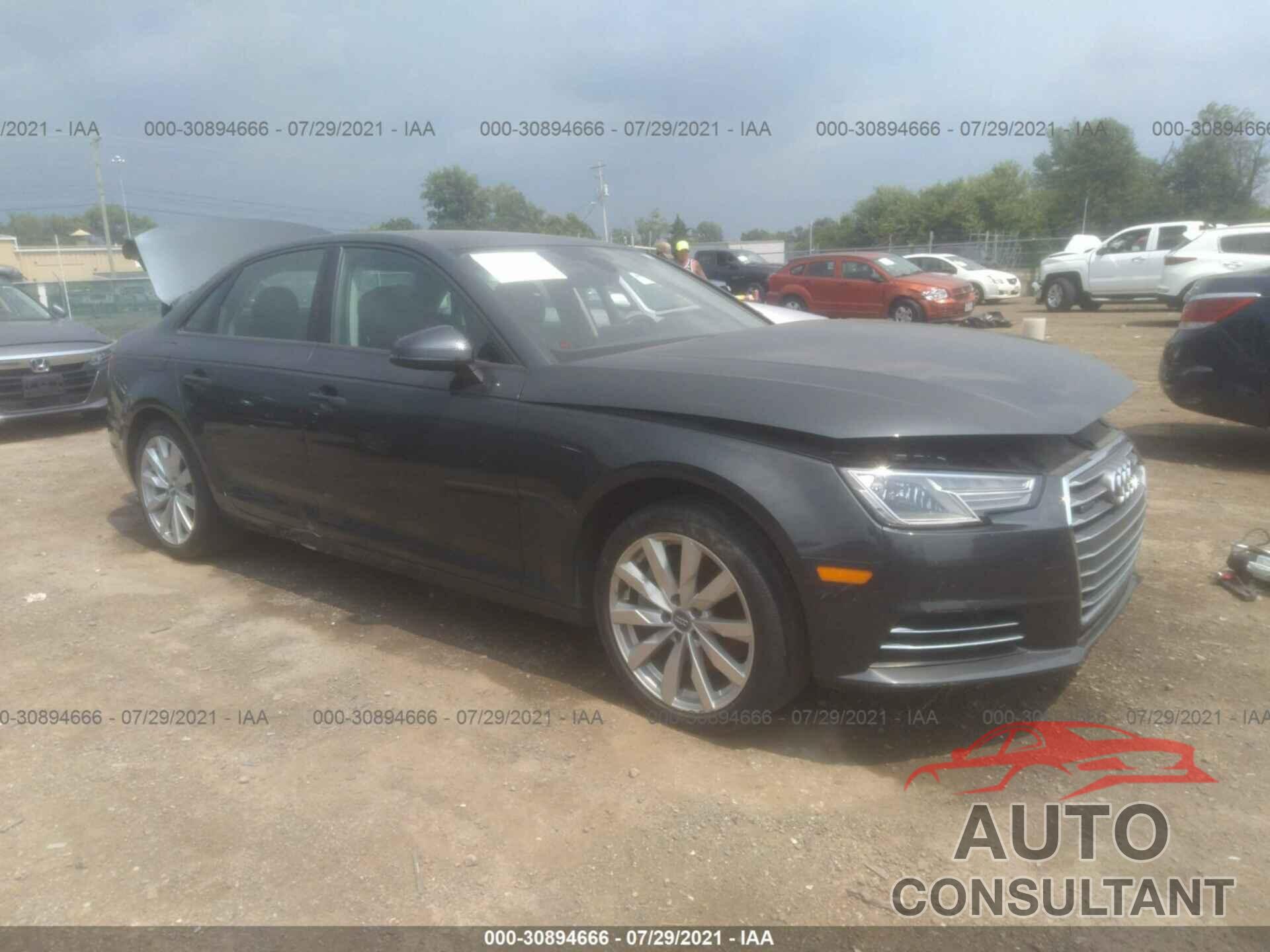 AUDI A4 2017 - WAUANAF48HN008137