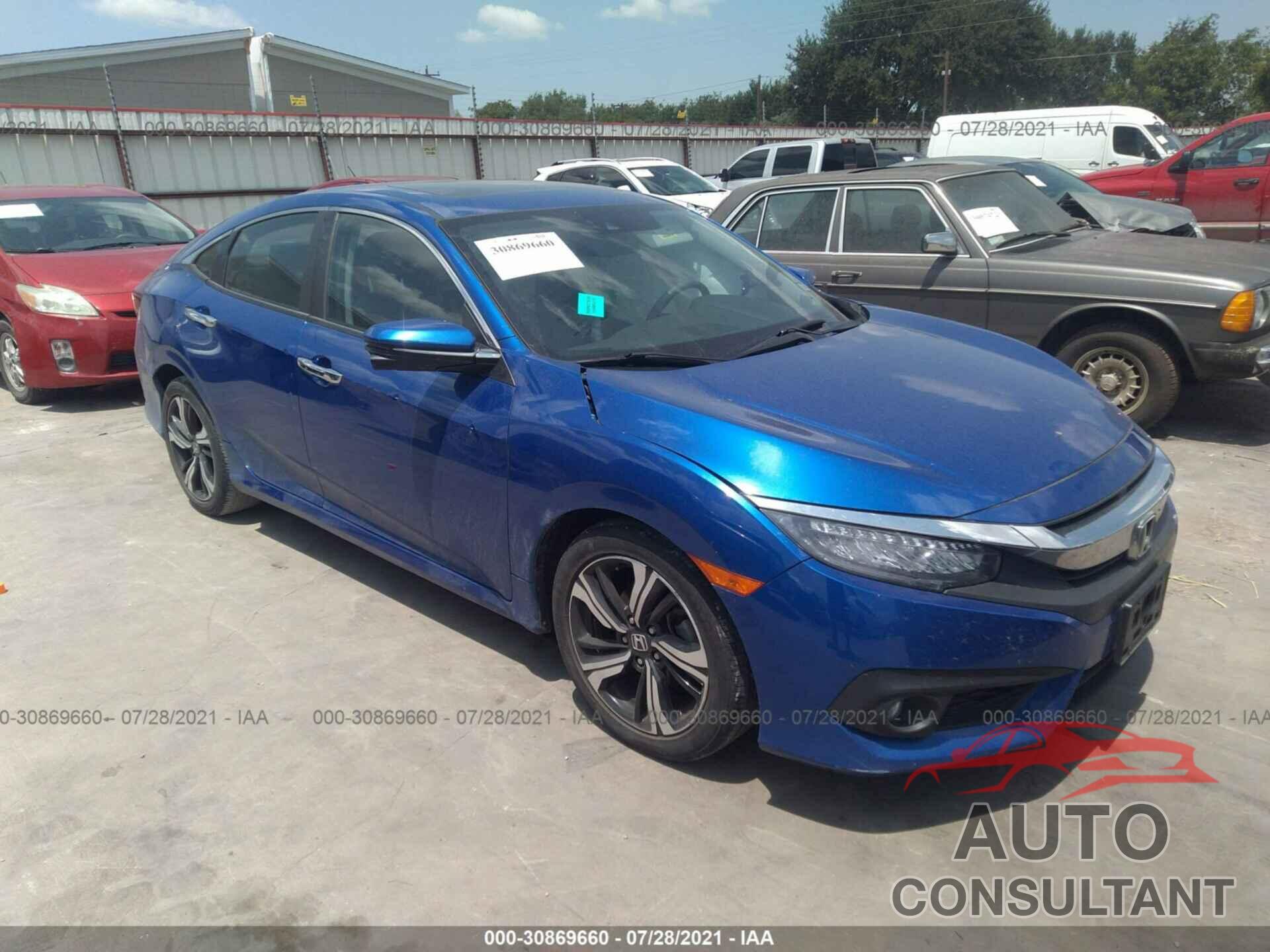 HONDA CIVIC SEDAN 2016 - 19XFC1F92GE213448