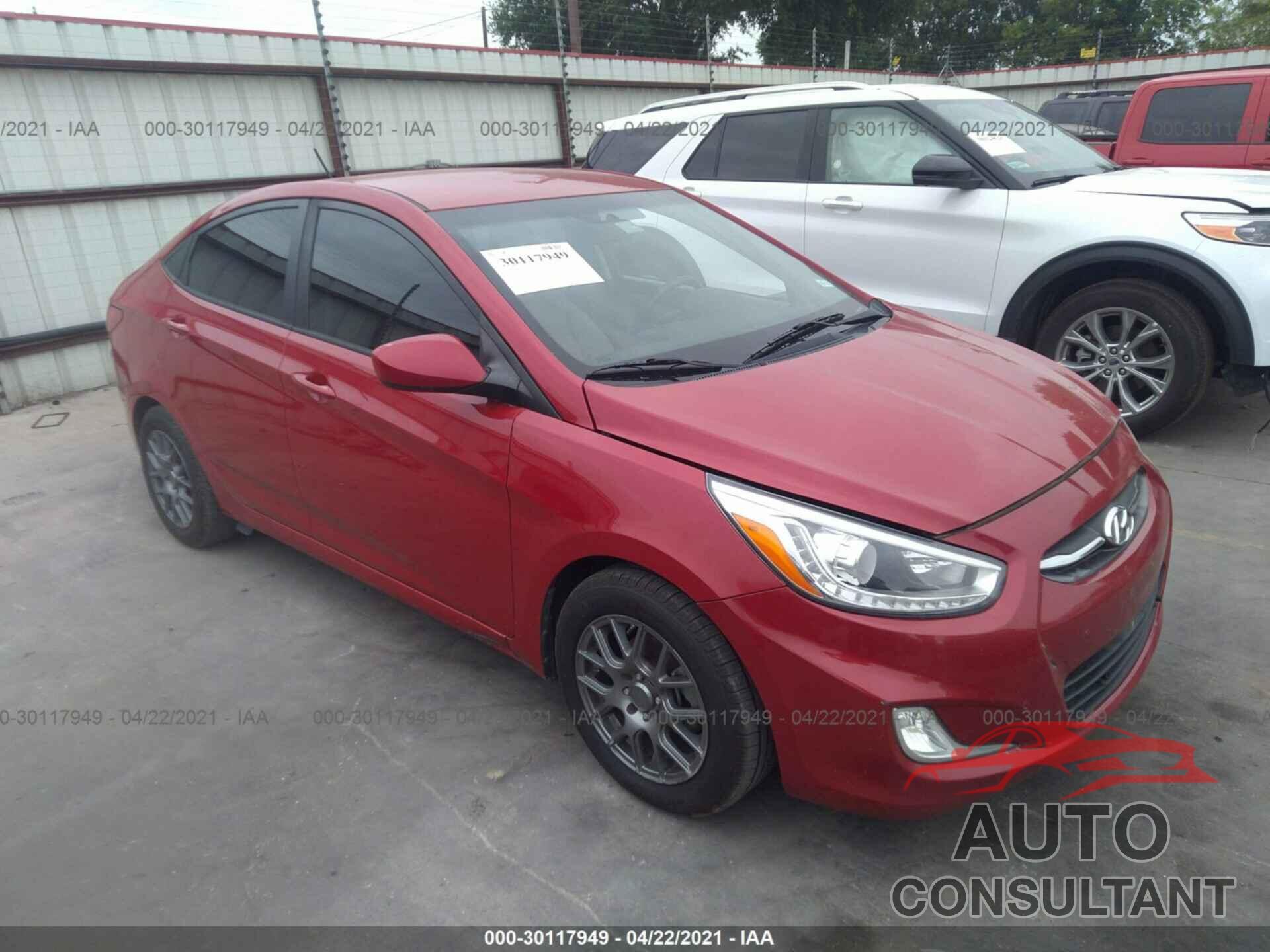 HYUNDAI ACCENT 2016 - KMHCU4AE2GU140889