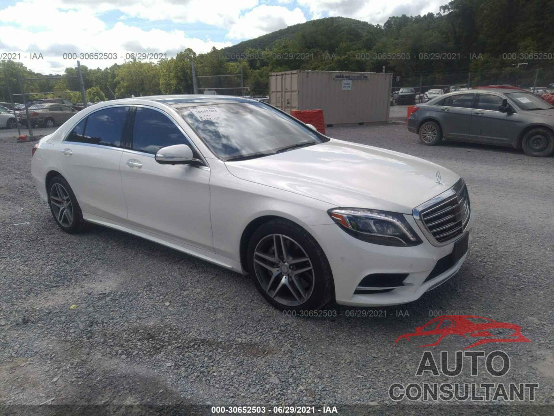 MERCEDES-BENZ S-CLASS 2016 - WDDUG8FB3GA213054