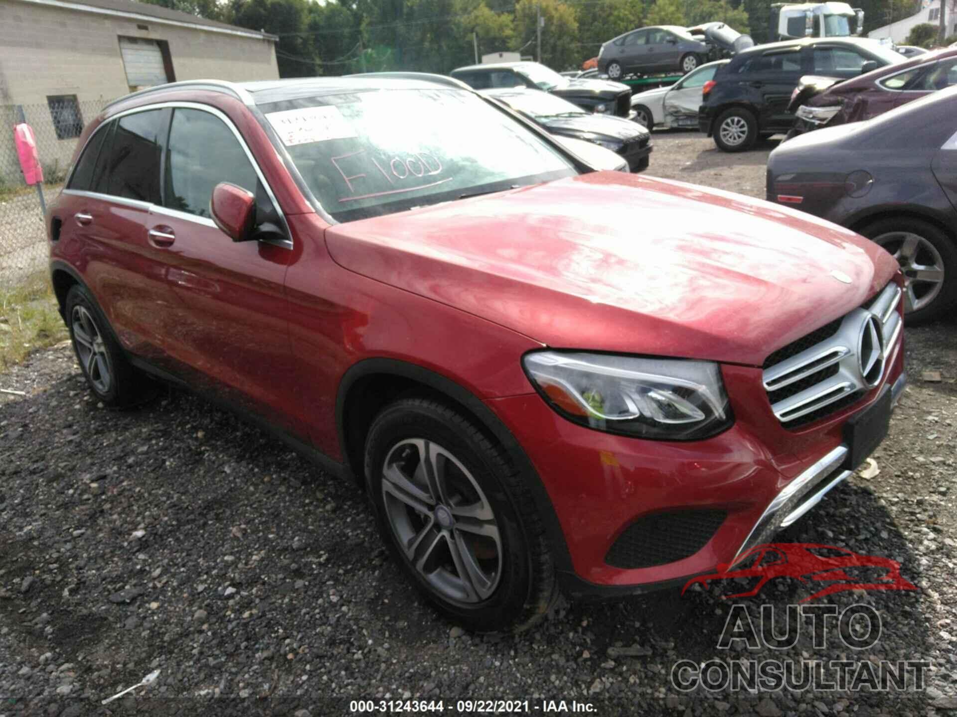 MERCEDES-BENZ GLC 2017 - WDC0G4KB9HF192653