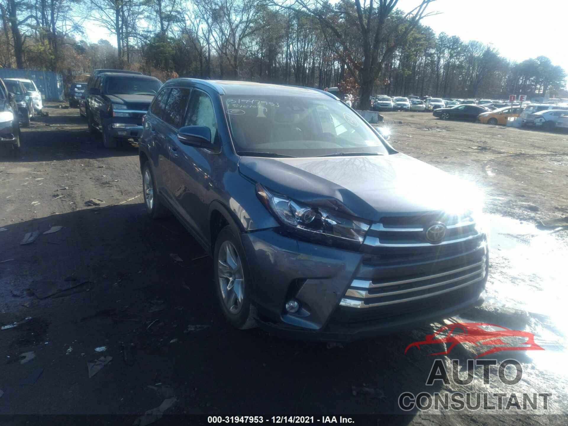 TOYOTA HIGHLANDER 2018 - 5TDYZRFH5JS270866